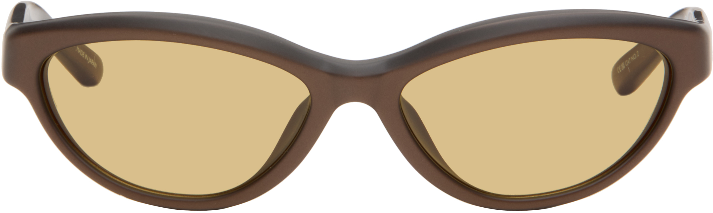 Jacquemus Brown 'the Curvo' Sunglasses