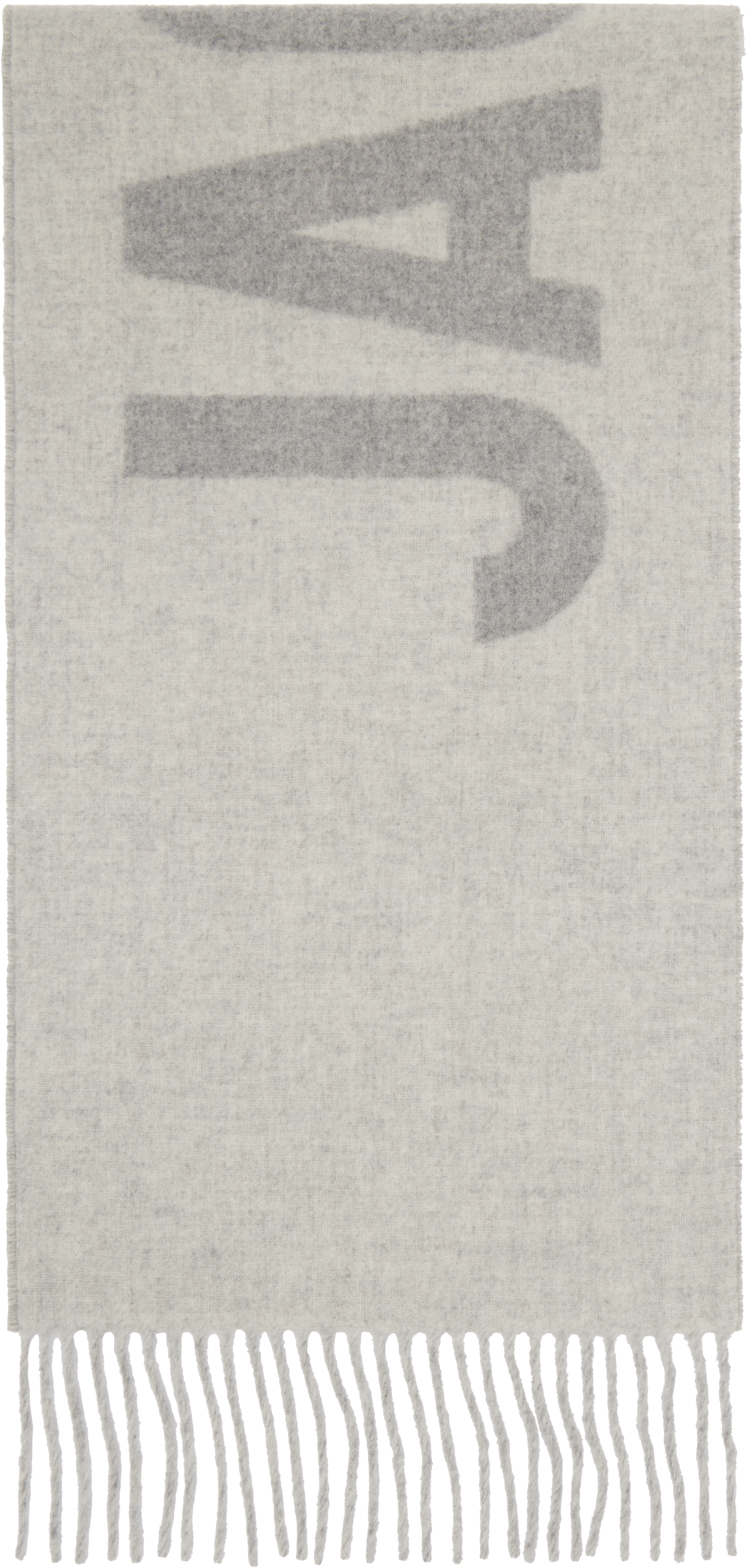 JACQUEMUS: グレー 'The Jacquemus' マフラー | SSENSE 日本