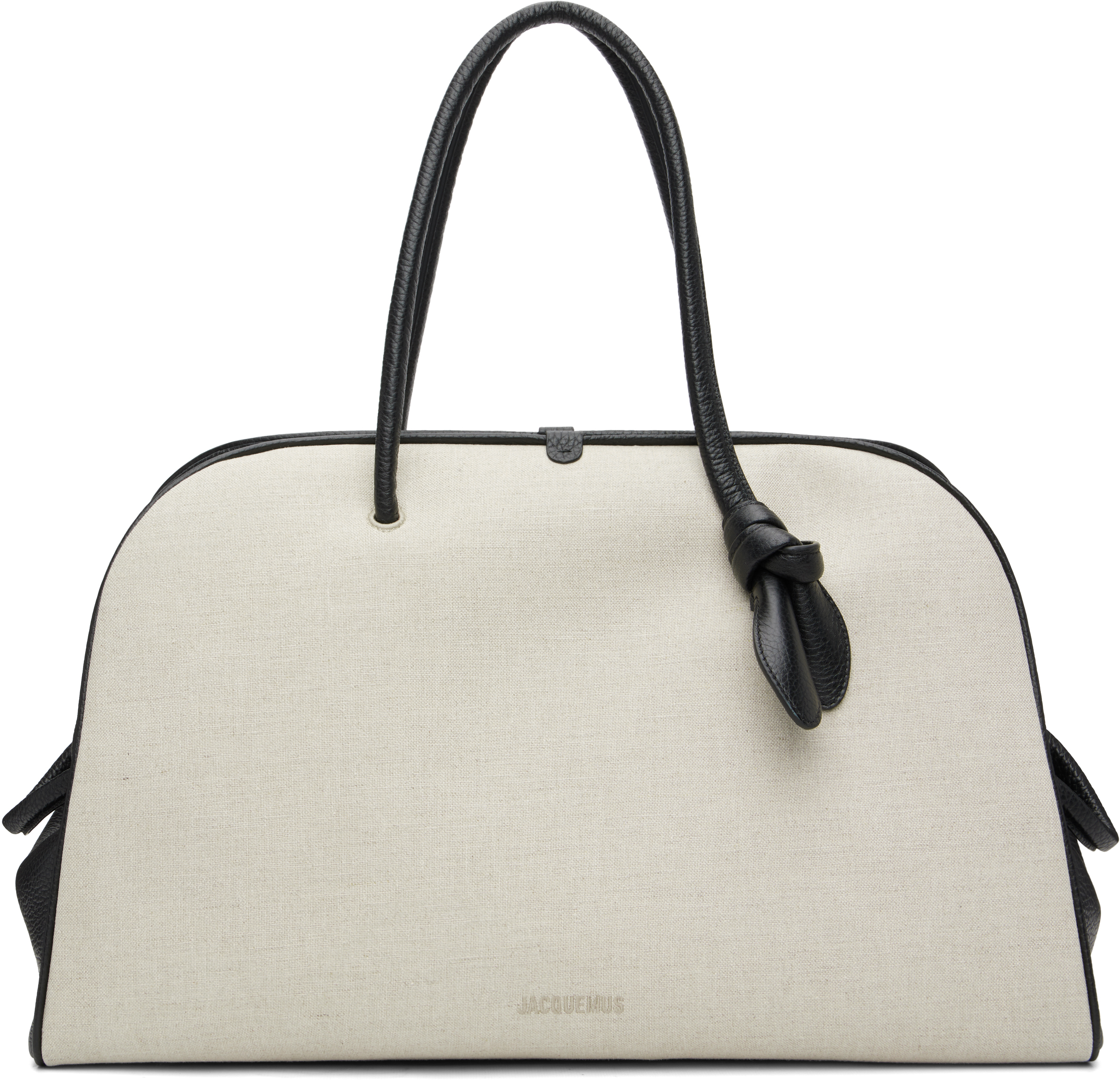 Jacquemus Beige 'the Large Turismo' Carryall Tote