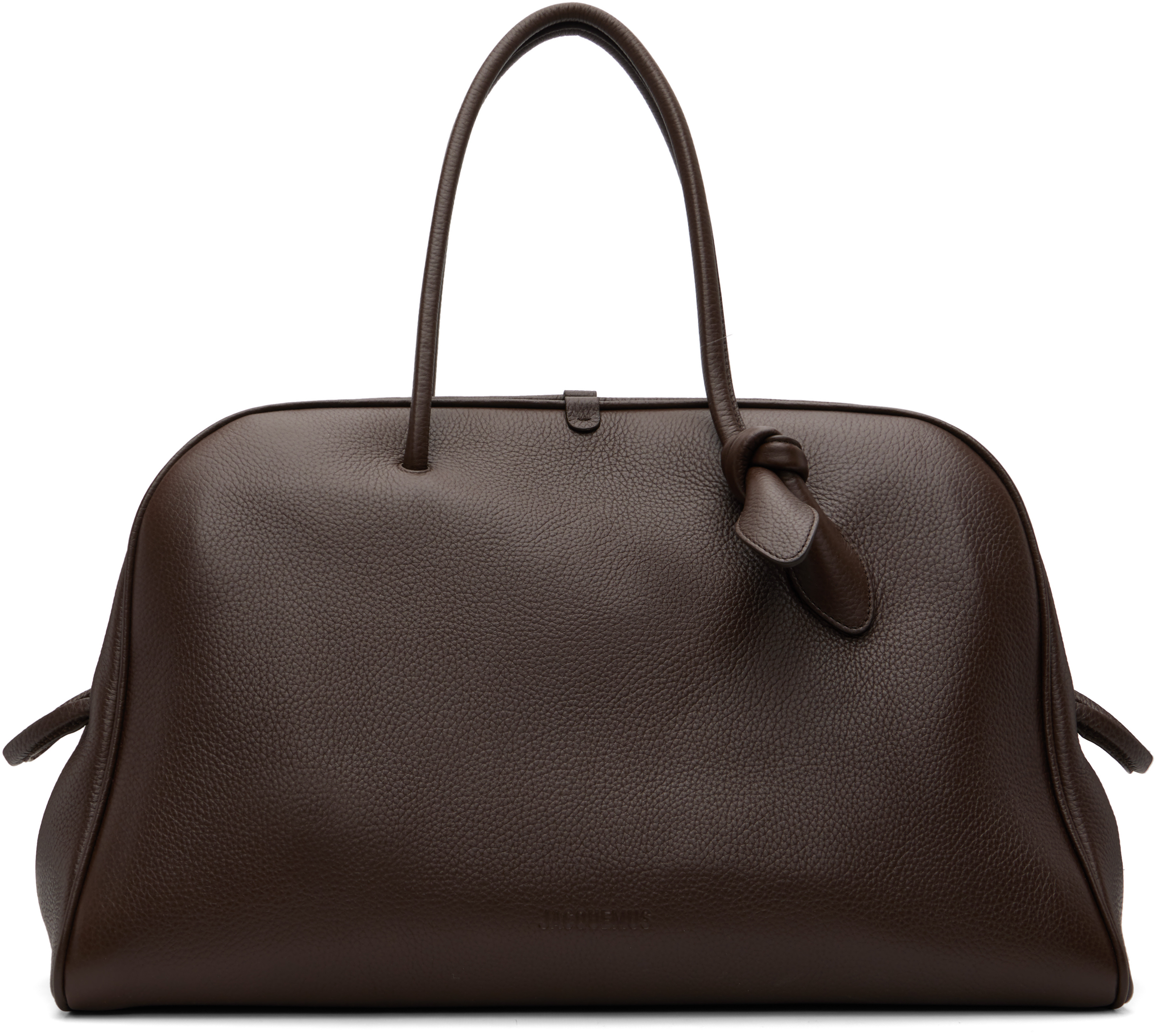 Jacquemus Brown La Croisière 'the Large Turismo' Carryall Tote In Brown