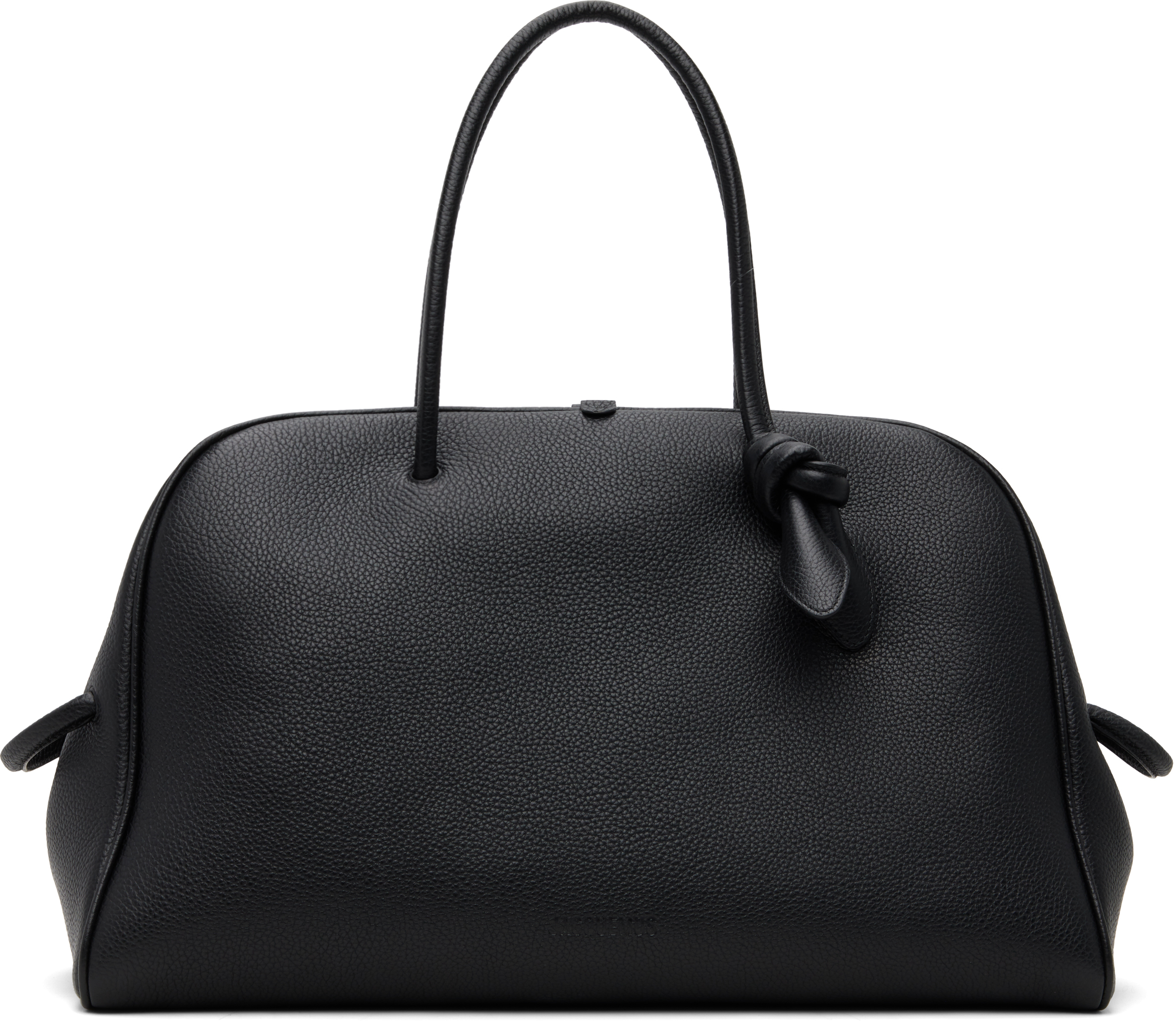 Jacquemus Black La Croisière 'the Large Turismo' Carryall Tote In Black