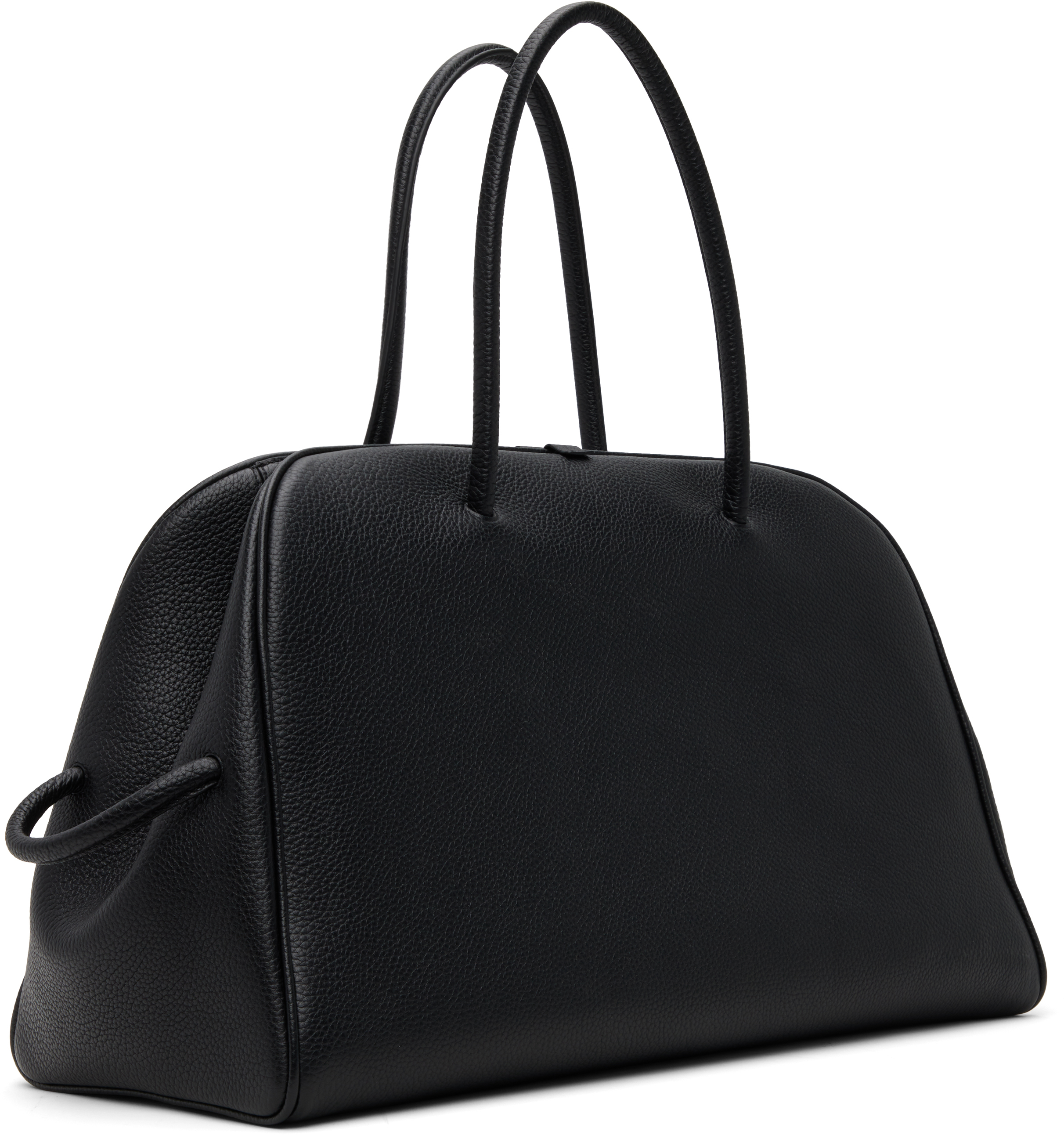 Jacquemus Black La Croisière 'the Large Turismo' Carryall Tote In Black