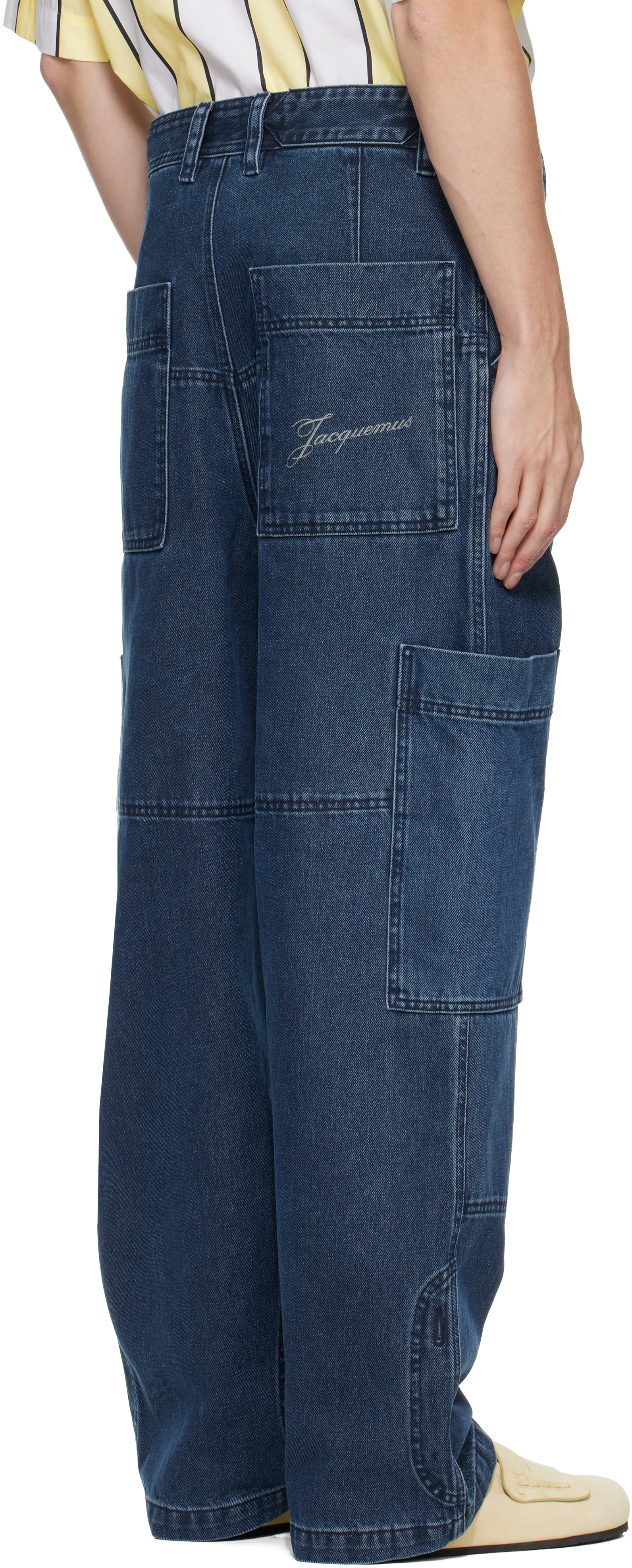Denim Cargo Pants | 자크뮈스 | FETCHING