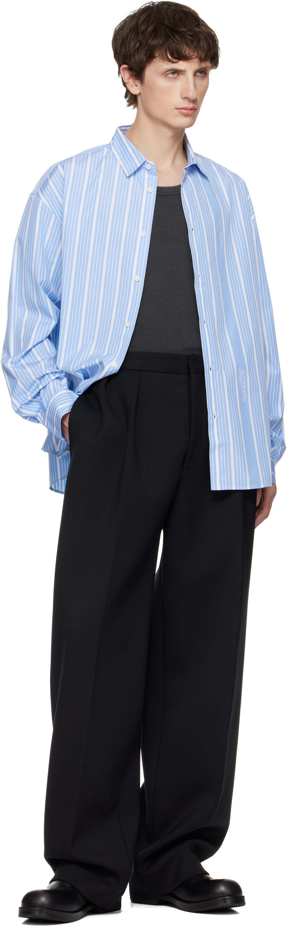 Jacquemus The Simon Shirt In Blue