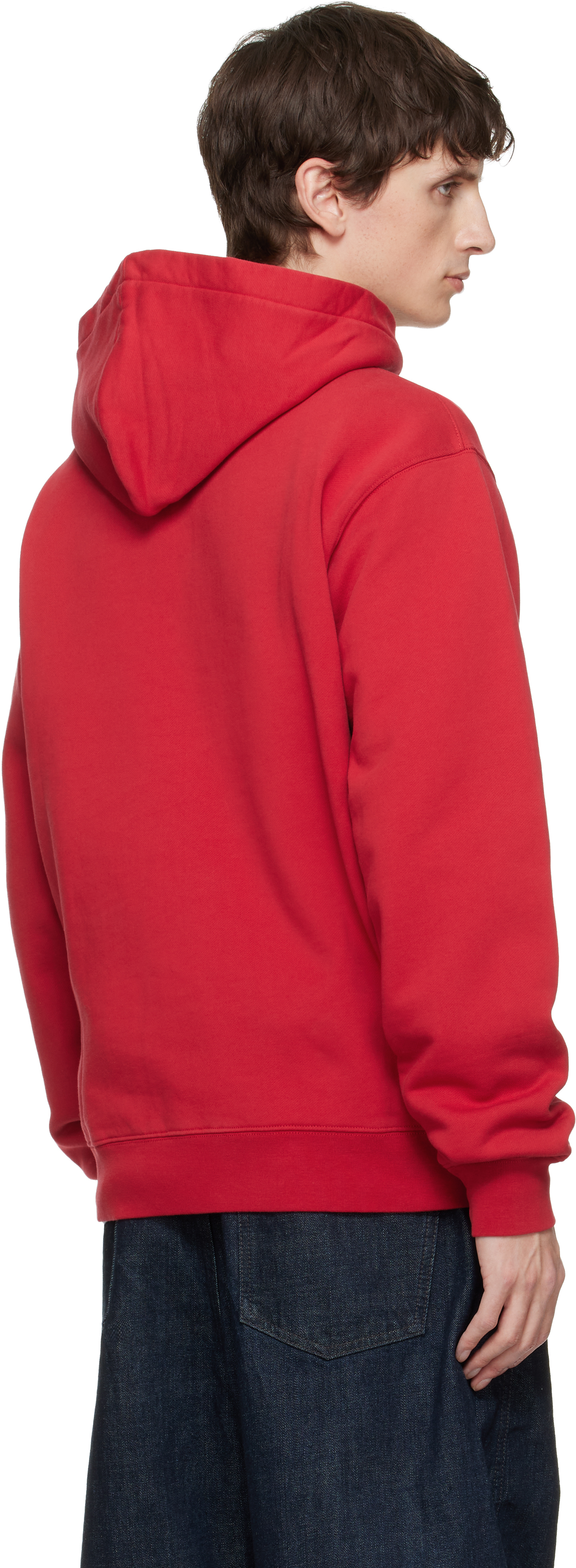 Jacquemus Le Sweatshirt Gros Grain In Red