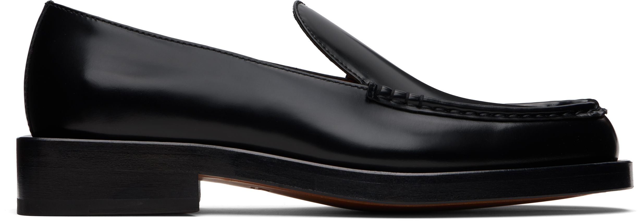 JACQUEMUS: Black La Croisière 'The Loafers' Loafers | SSENSE JACQUEMUS: Black La Croisière 'The Loafers' Loafers | SSENSE