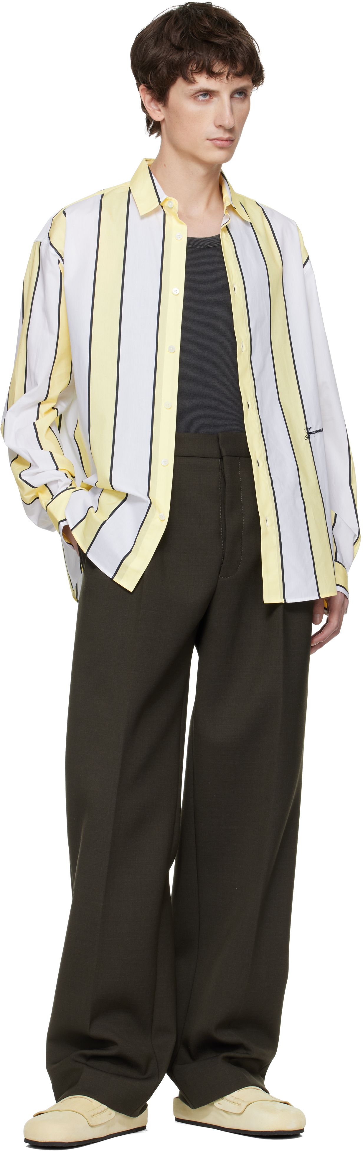 Jacquemus Les Mules Mocassin In Yellow