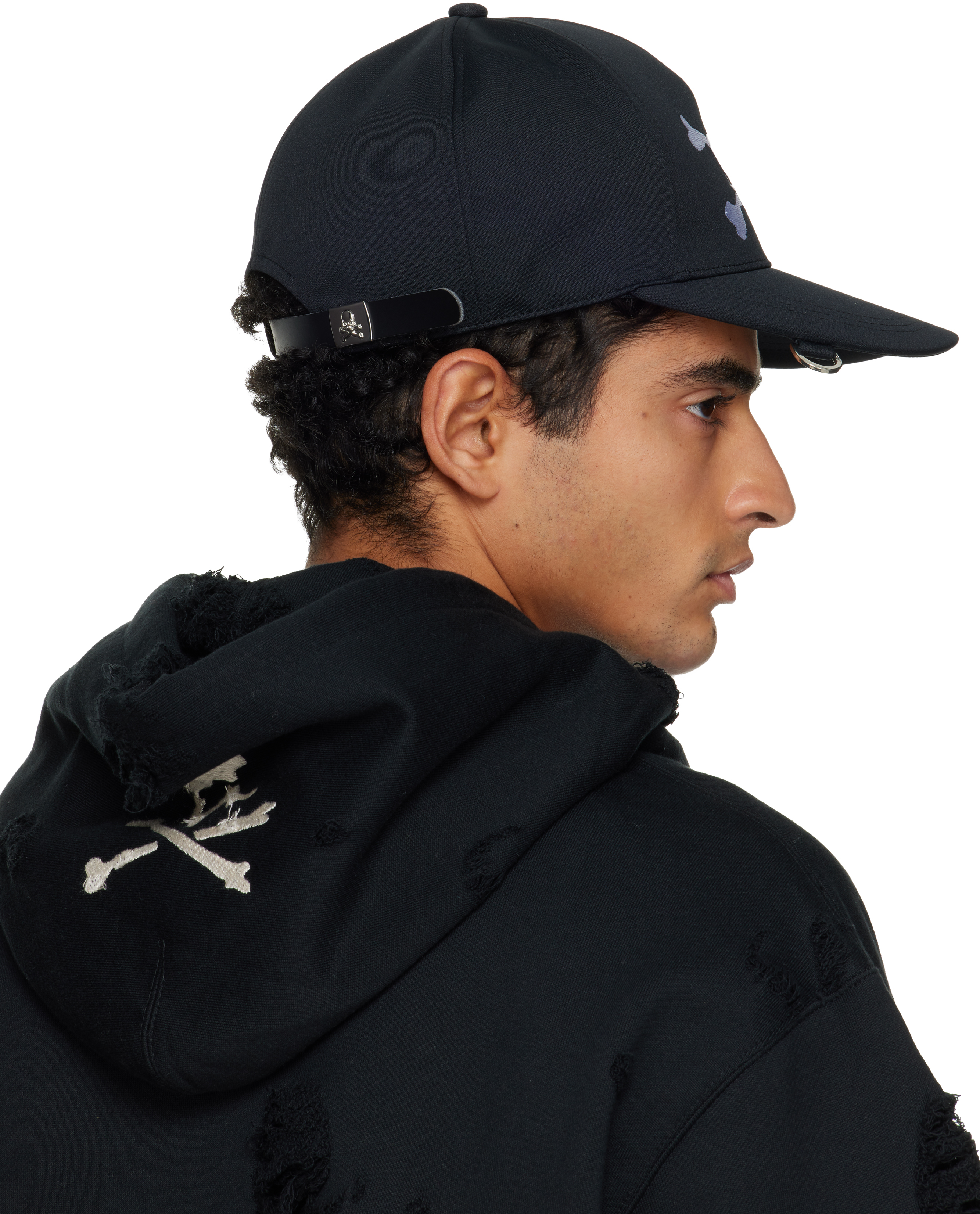 Mastermind Japan Black Mj Asura Skull Cap In Black