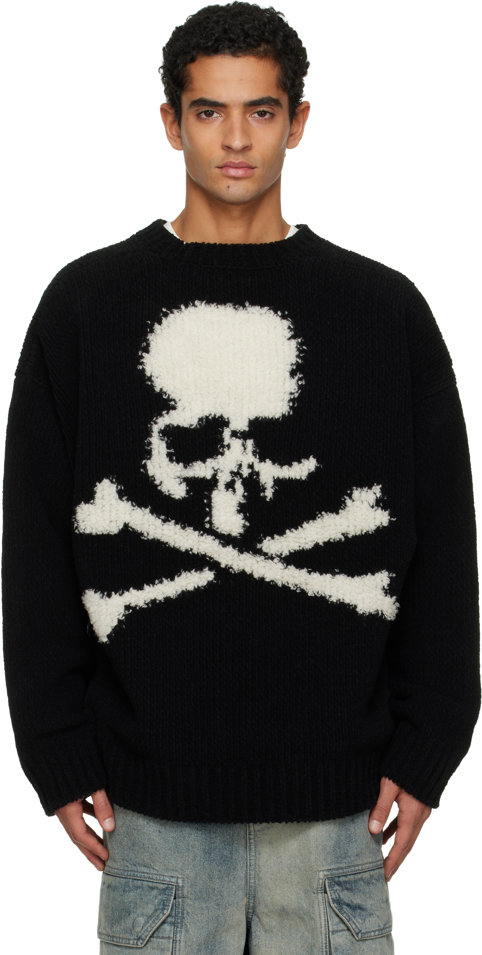 Black Cashmere Sweater by mastermind JAPAN on Sale