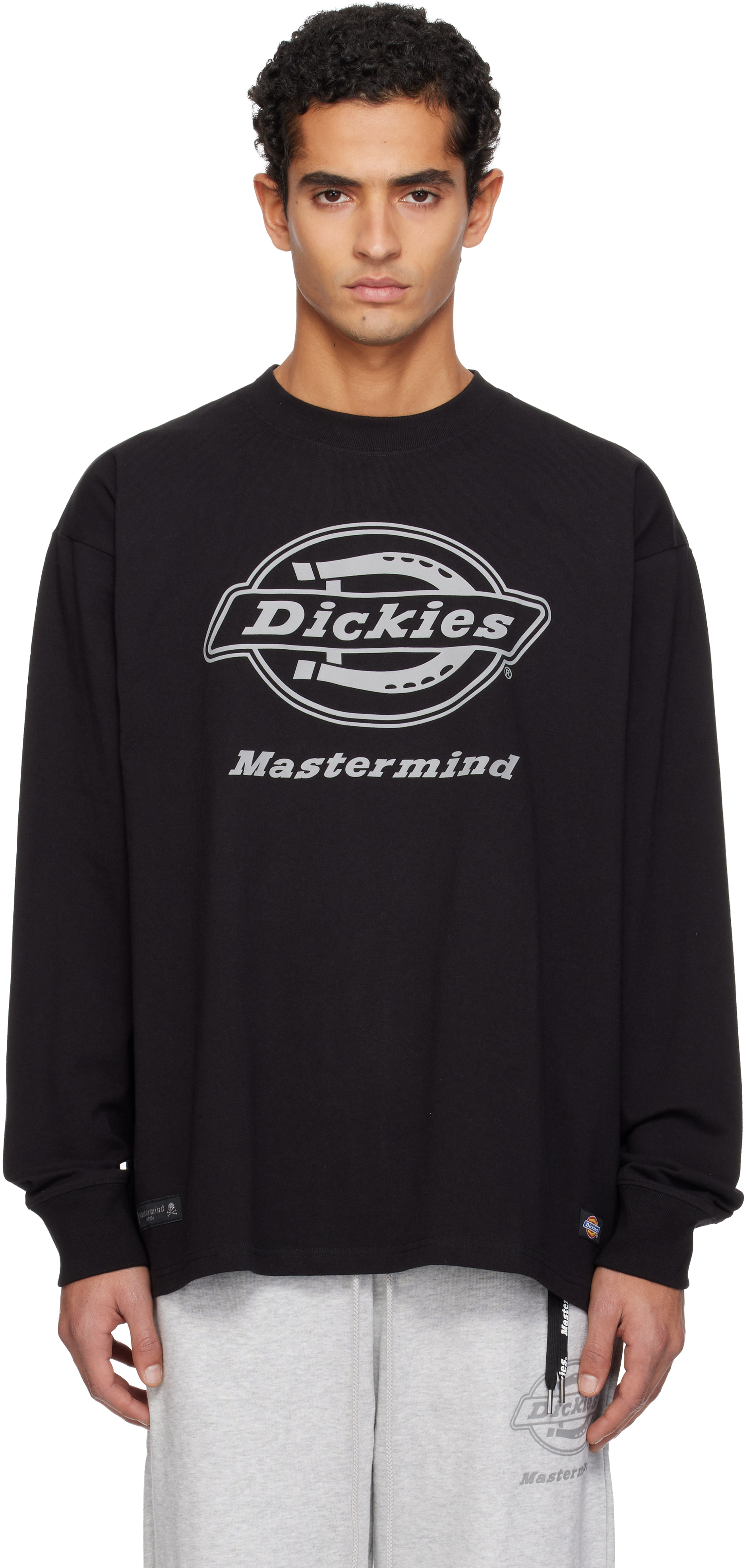 mastermind JAPAN - x Dickies LS TEE White | River