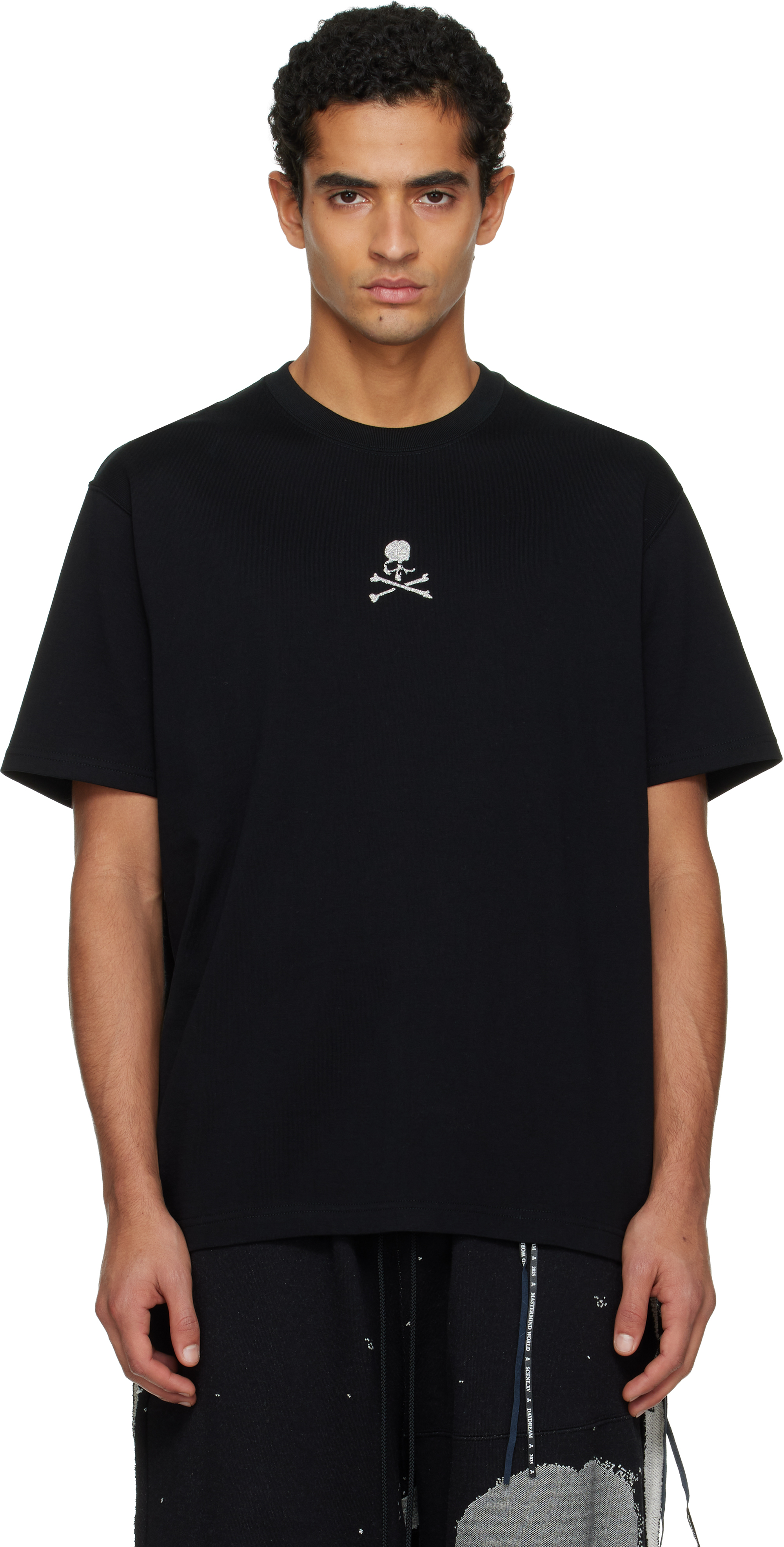 Black Loopwheel SS T-Shirt by mastermind JAPAN on Sale