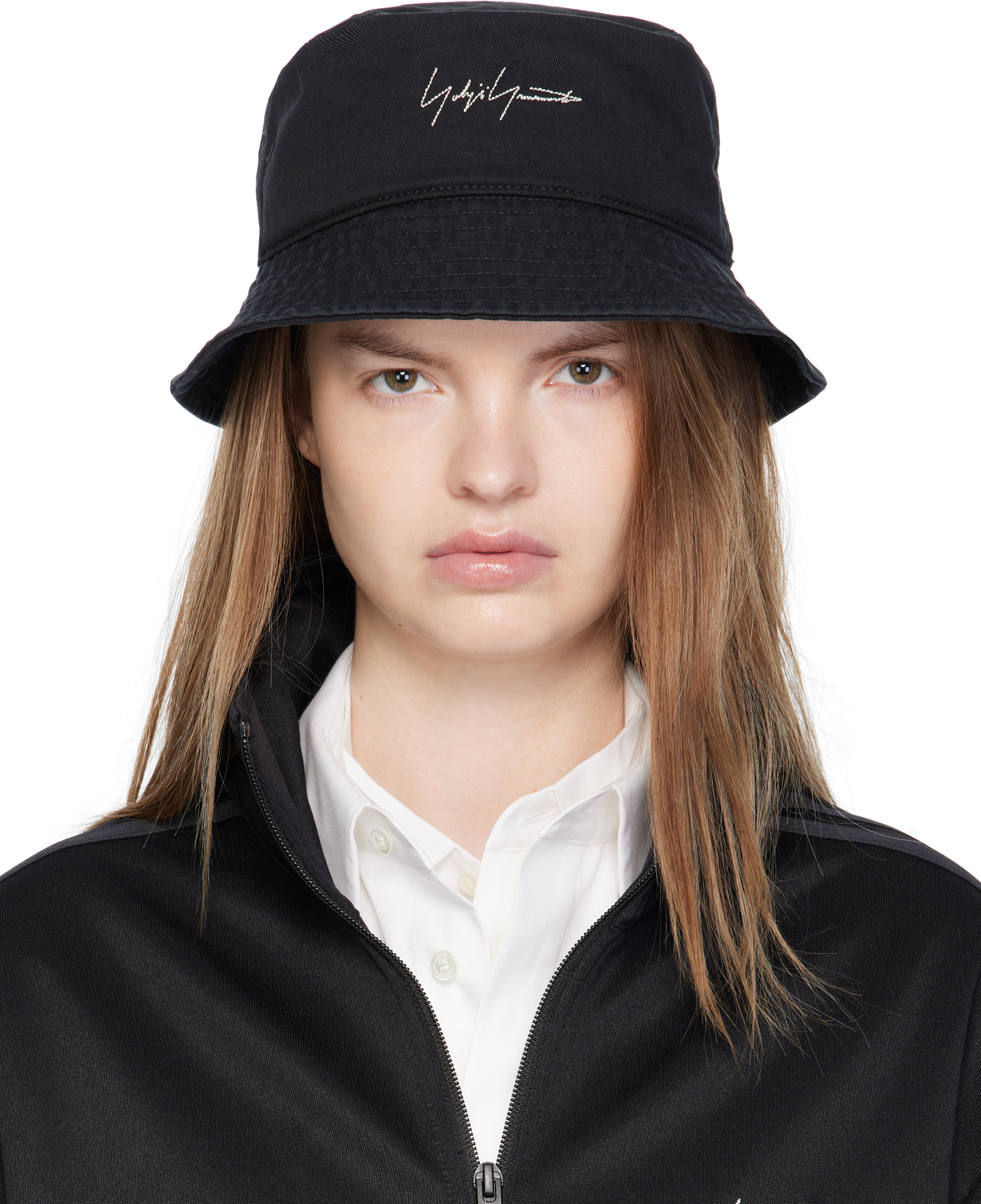 YOHJI YAMAMOTO: Black Y-3 KURO Bucket Hat | SSENSE UK