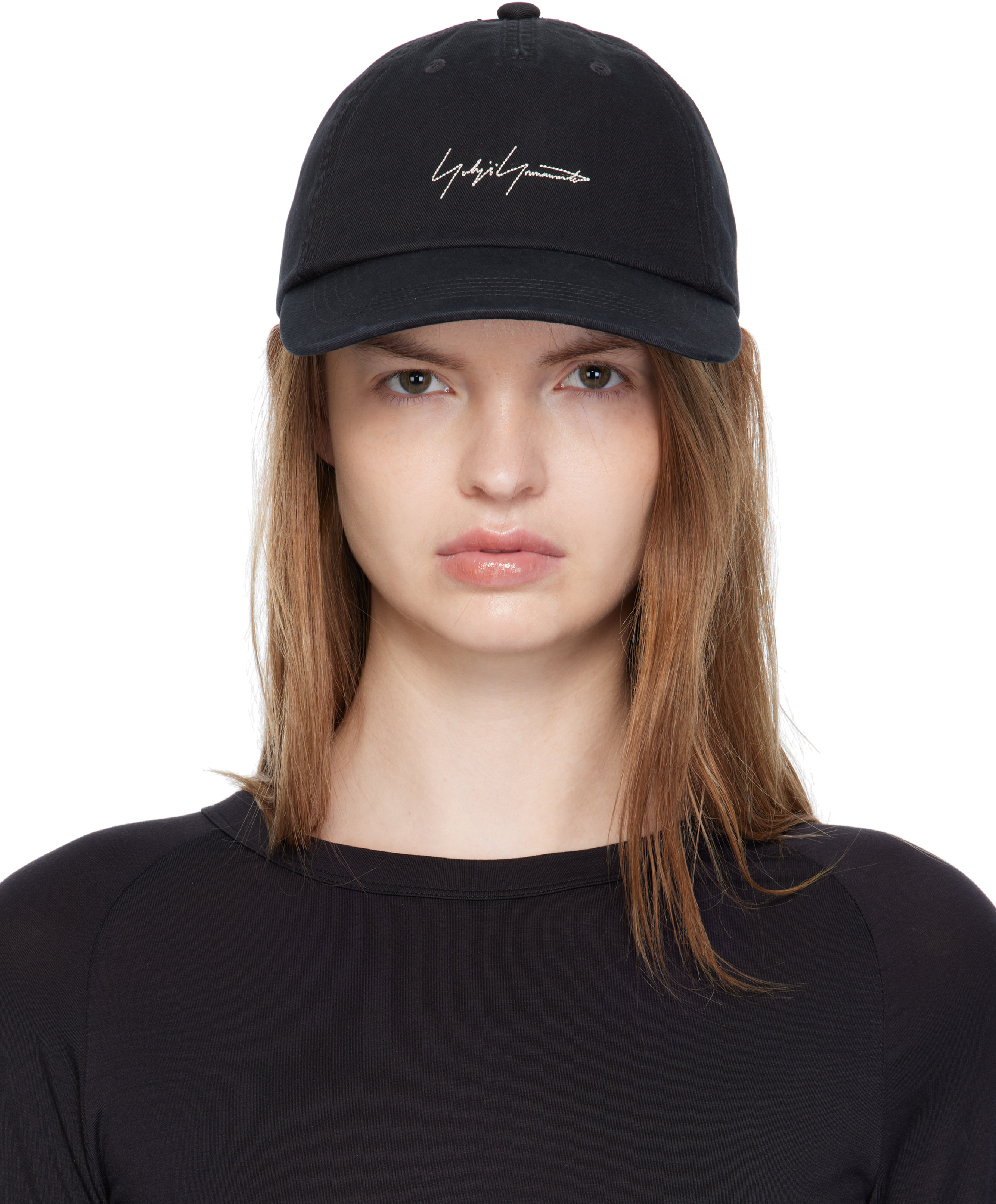 Yohji Yamamoto Black Y-3 Kuro Dad Cap In Black