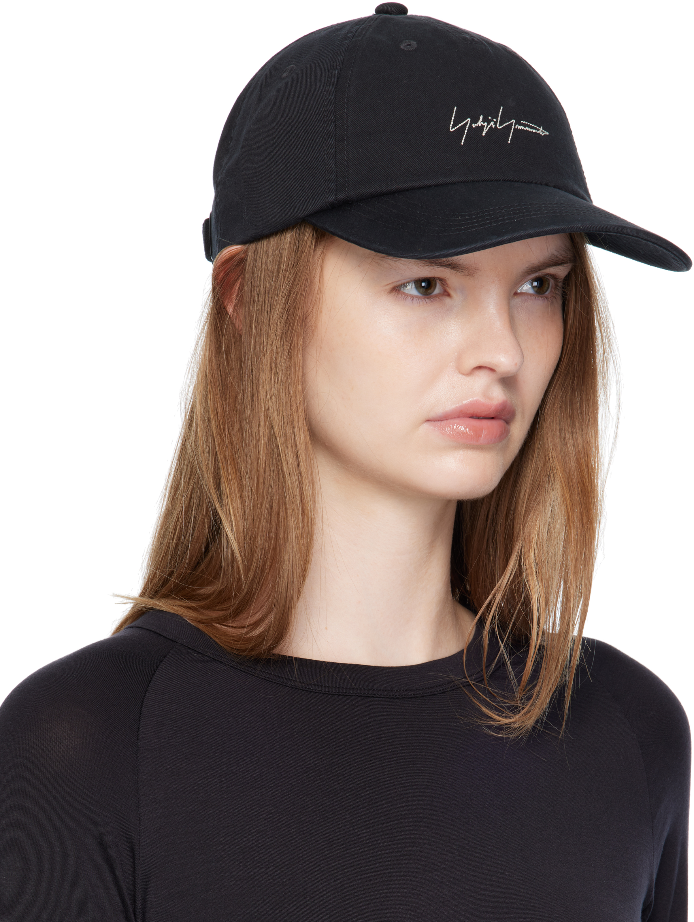 Yohji Yamamoto Black Y-3 Kuro Dad Cap In Black