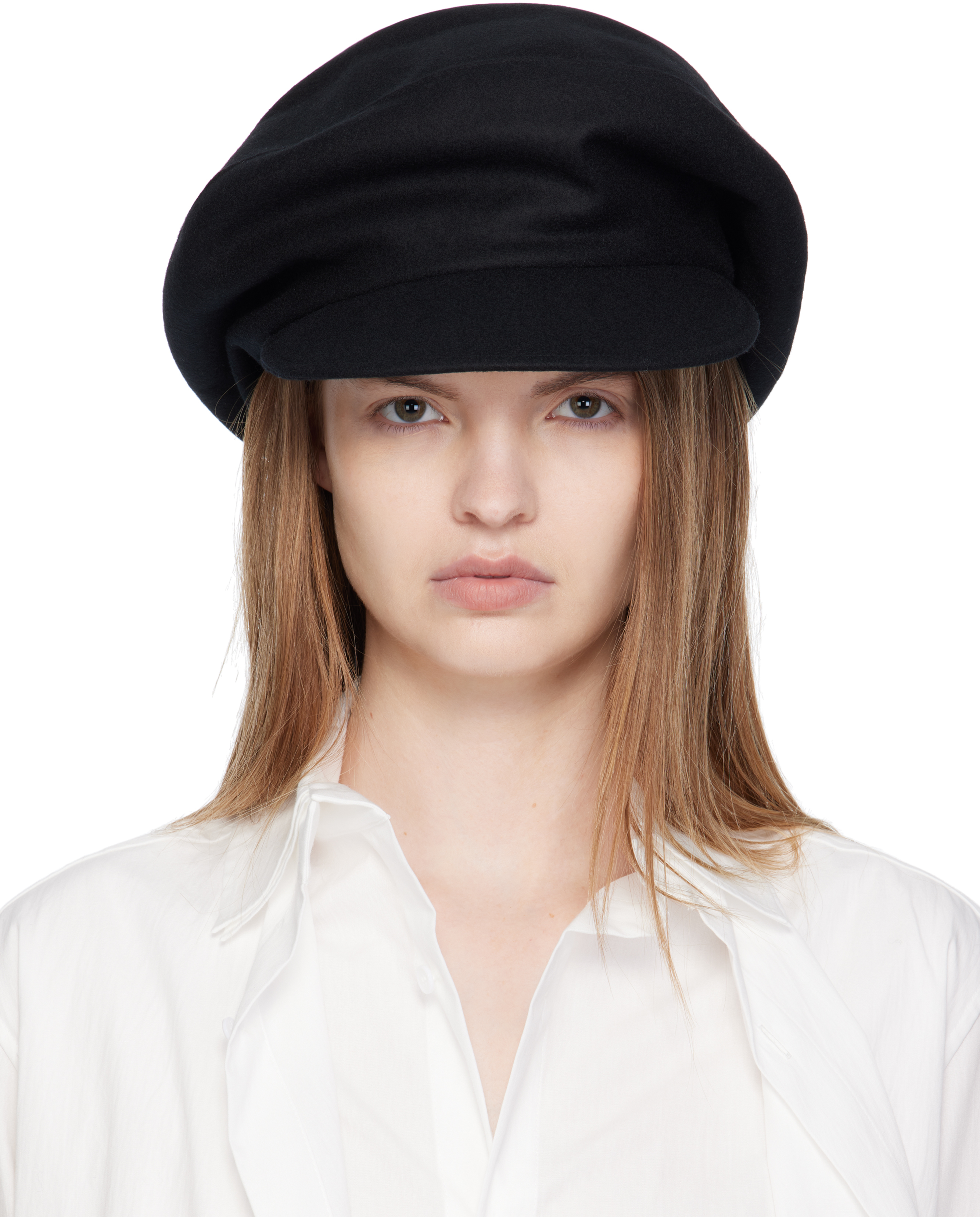 Yohji Yamamoto Black Top Crown Casquette