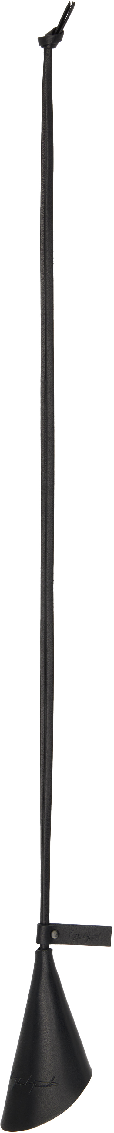 Yohji Yamamoto Black Key Necklace Keychain In Black