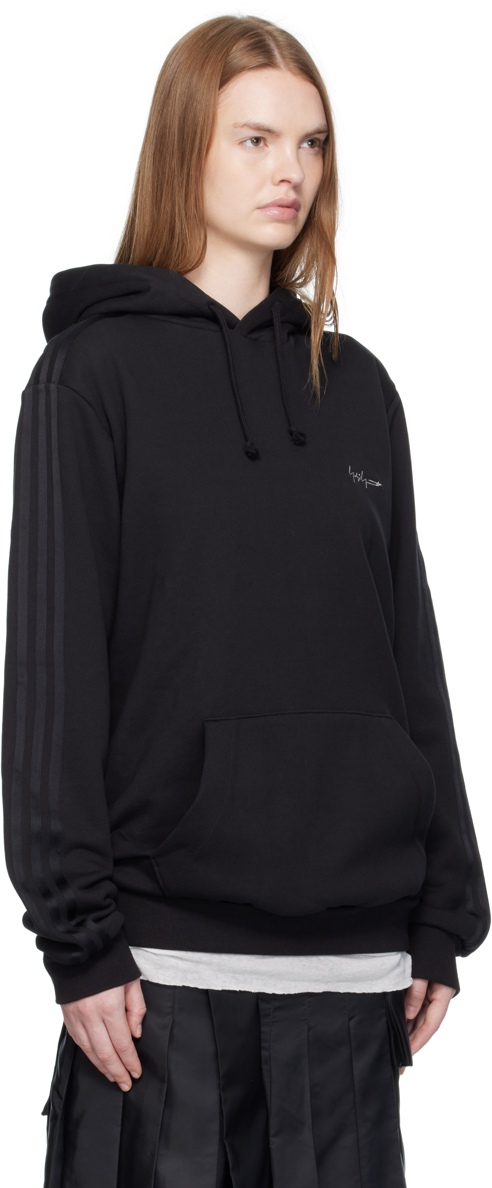 Yohji Yamamoto Black Y-3 Kuro Hoodie In Black