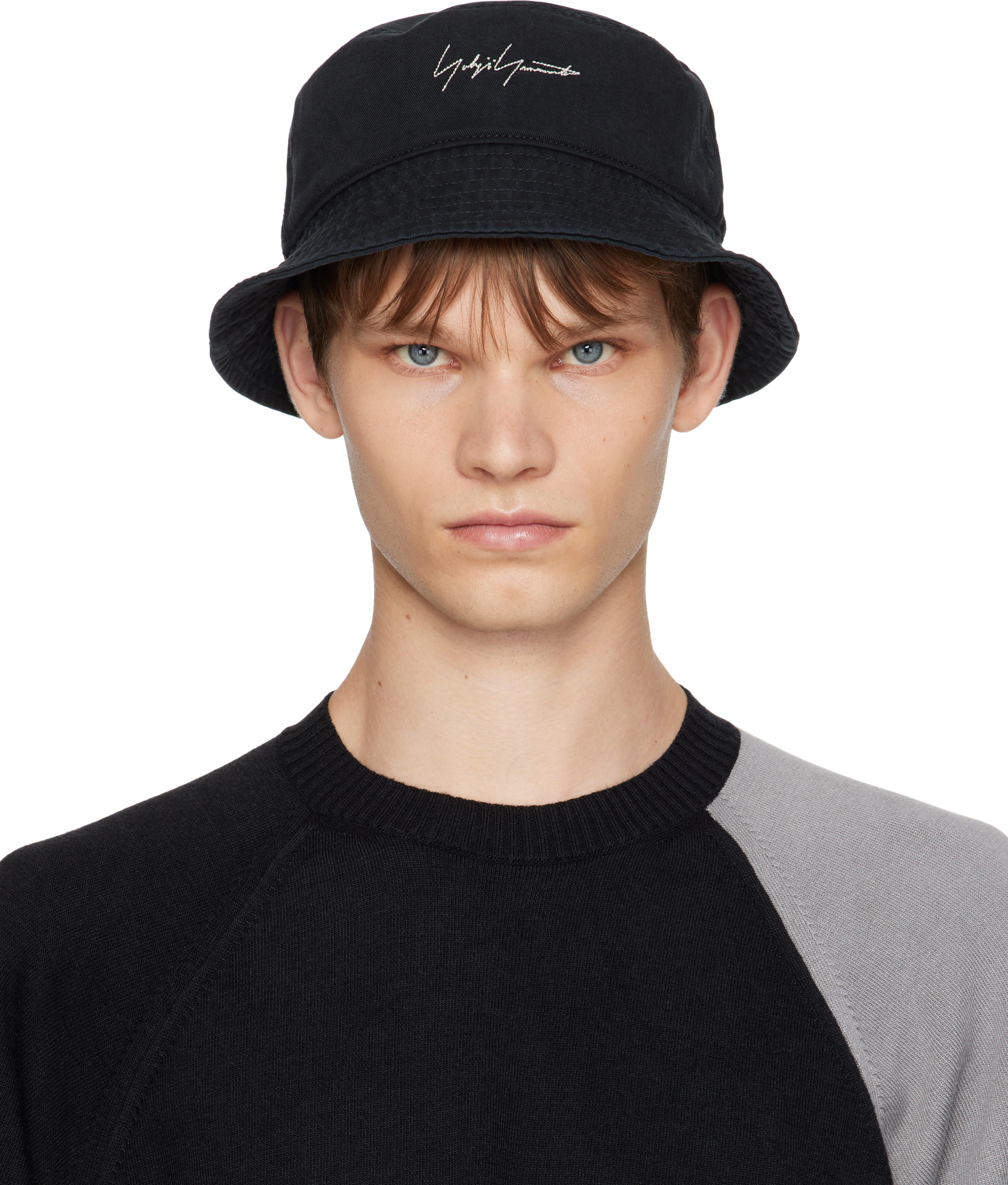 YOHJI YAMAMOTO: Black Y-3 KURO Bucket Hat | SSENSE