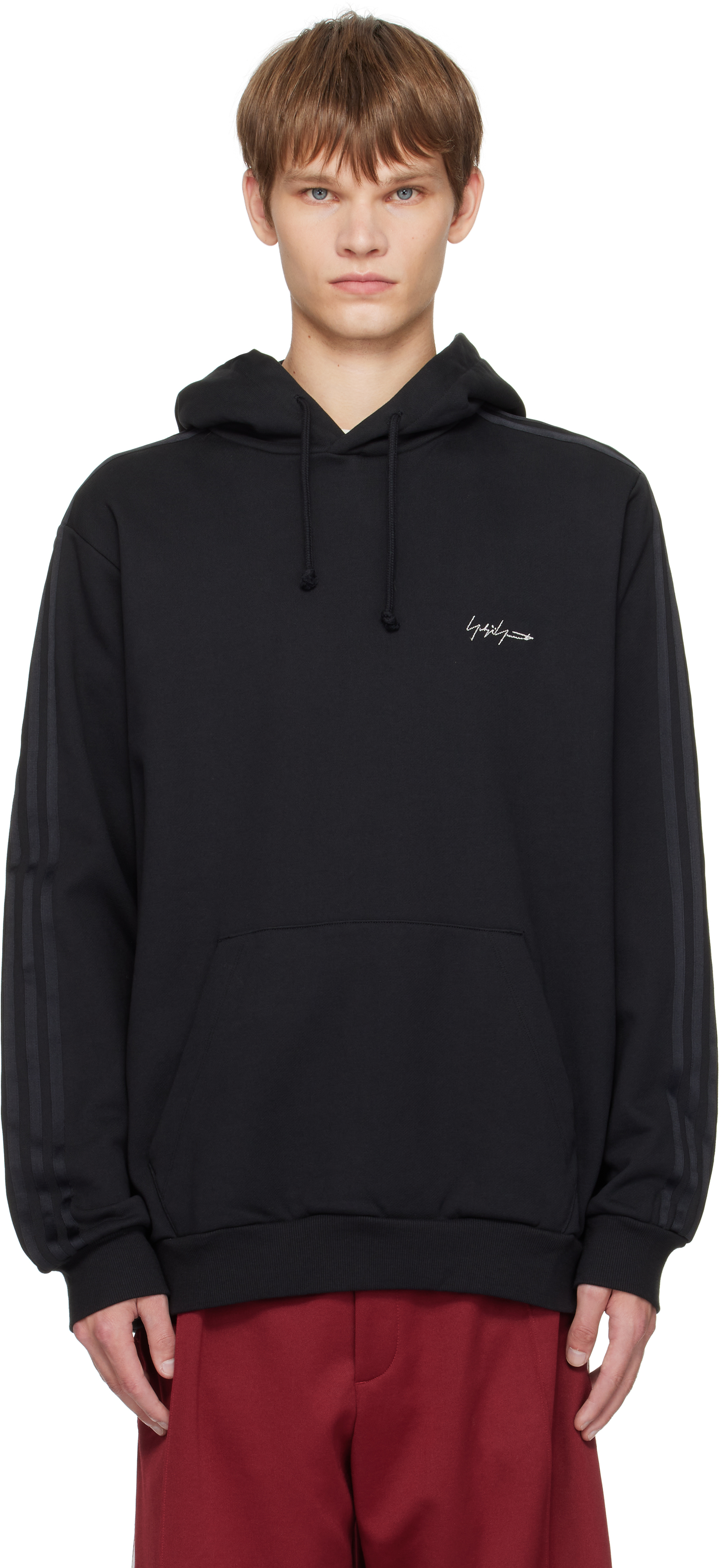 Y’s Yohji Yamamoto black sweat jacket Y-3 Yohji Yamamoto x Adidas CL Full Zip Black Logo Hoodie
