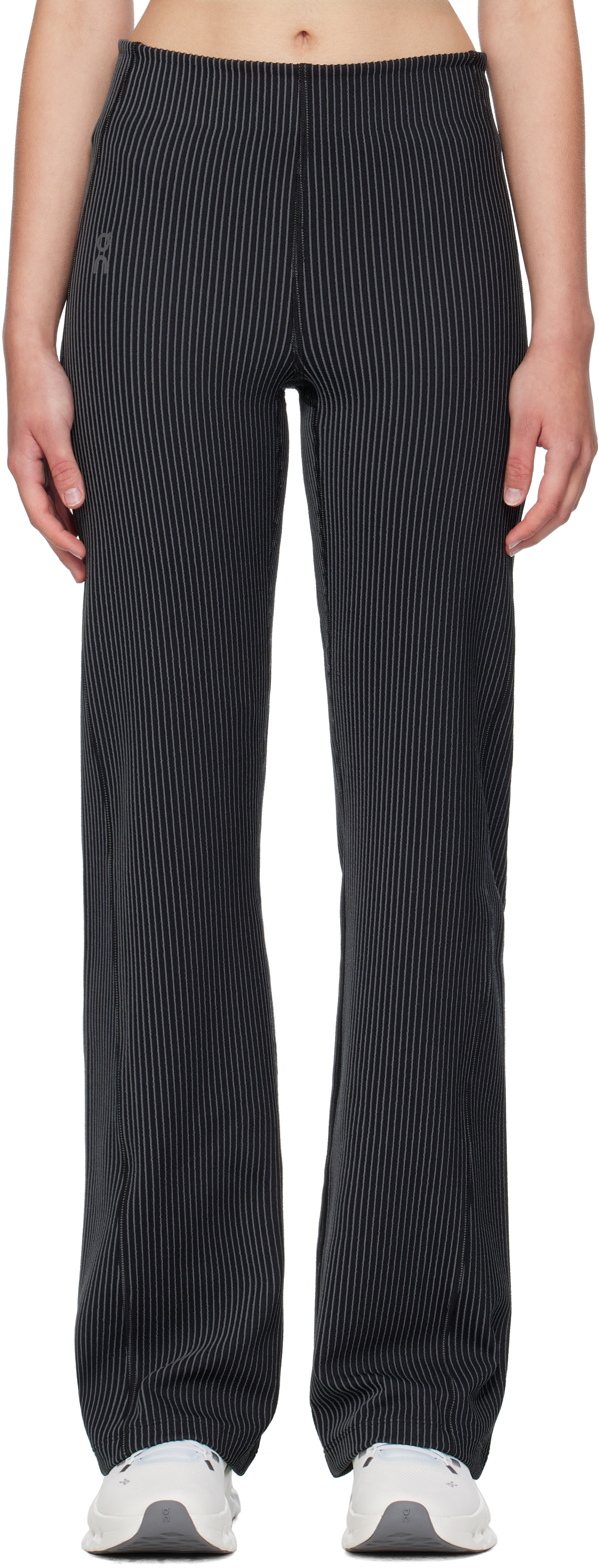 Black All-Day Ribbed Lounge Pants