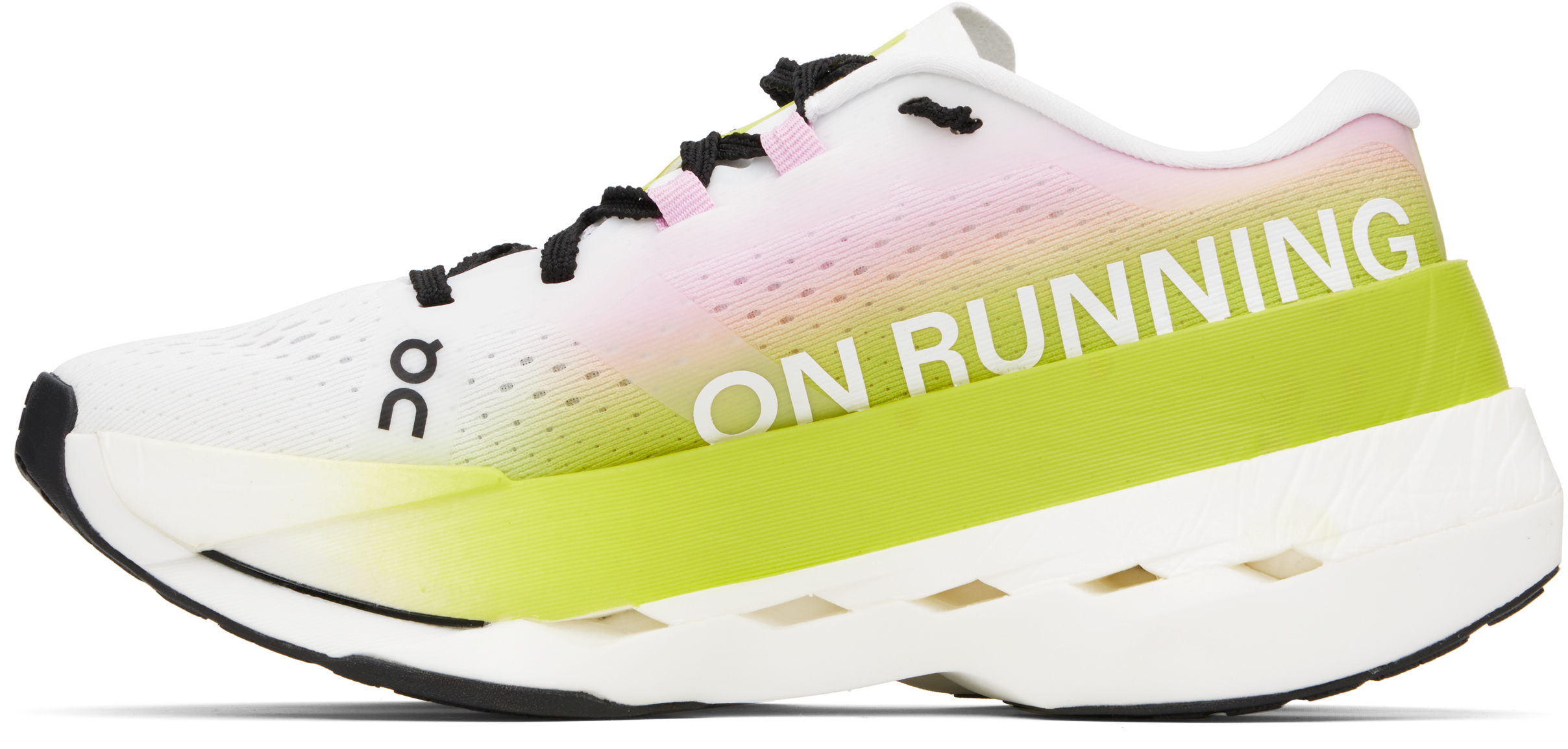 On White & Green Clouboom Max Sneakers