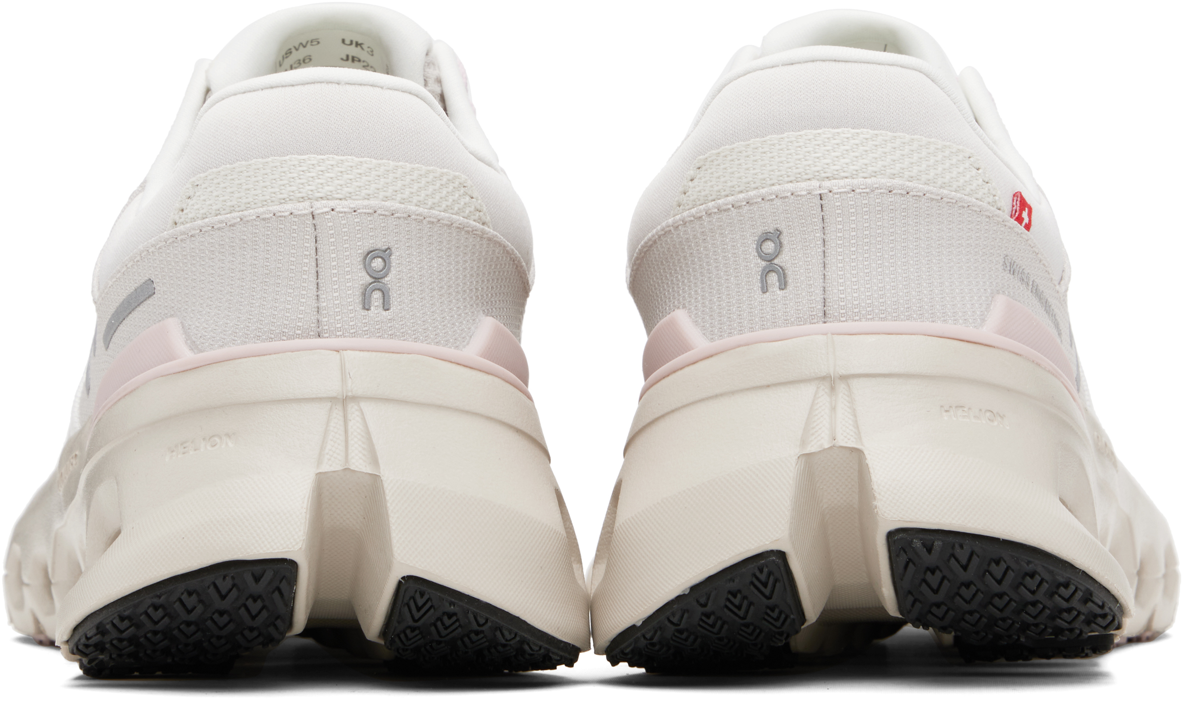 On Off-white & Pink Cloudrunner 2 Waterproof Sneakers