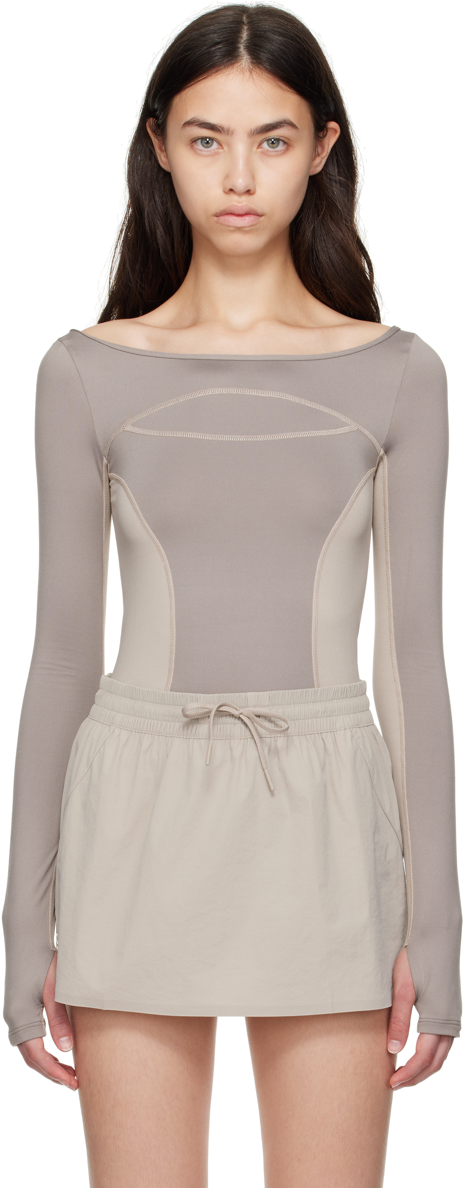 Gray FKA twigs Edition Studio Long Sleeve Sport Top