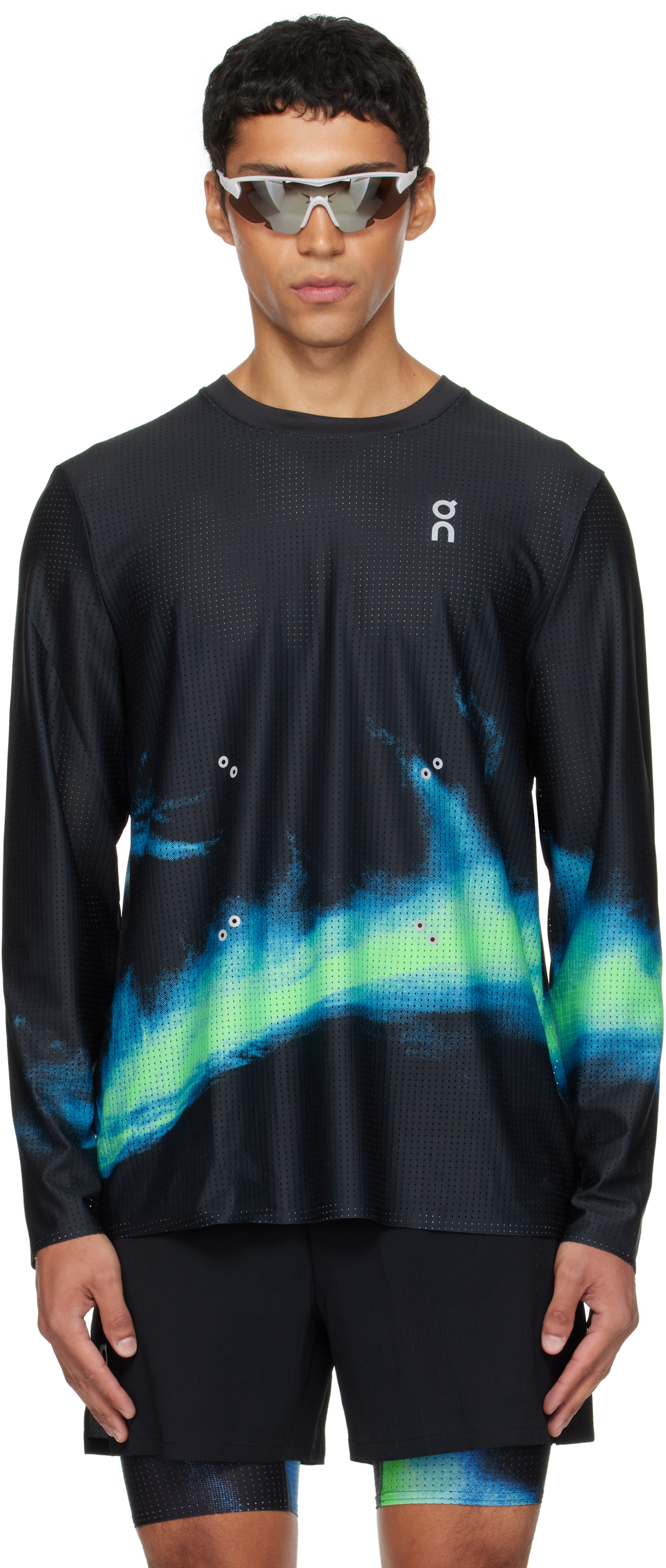 トップス On Pace Mesh Long-T The Pace Mesh Long-T: Men's Mesh Long-Sleeved Running Tee