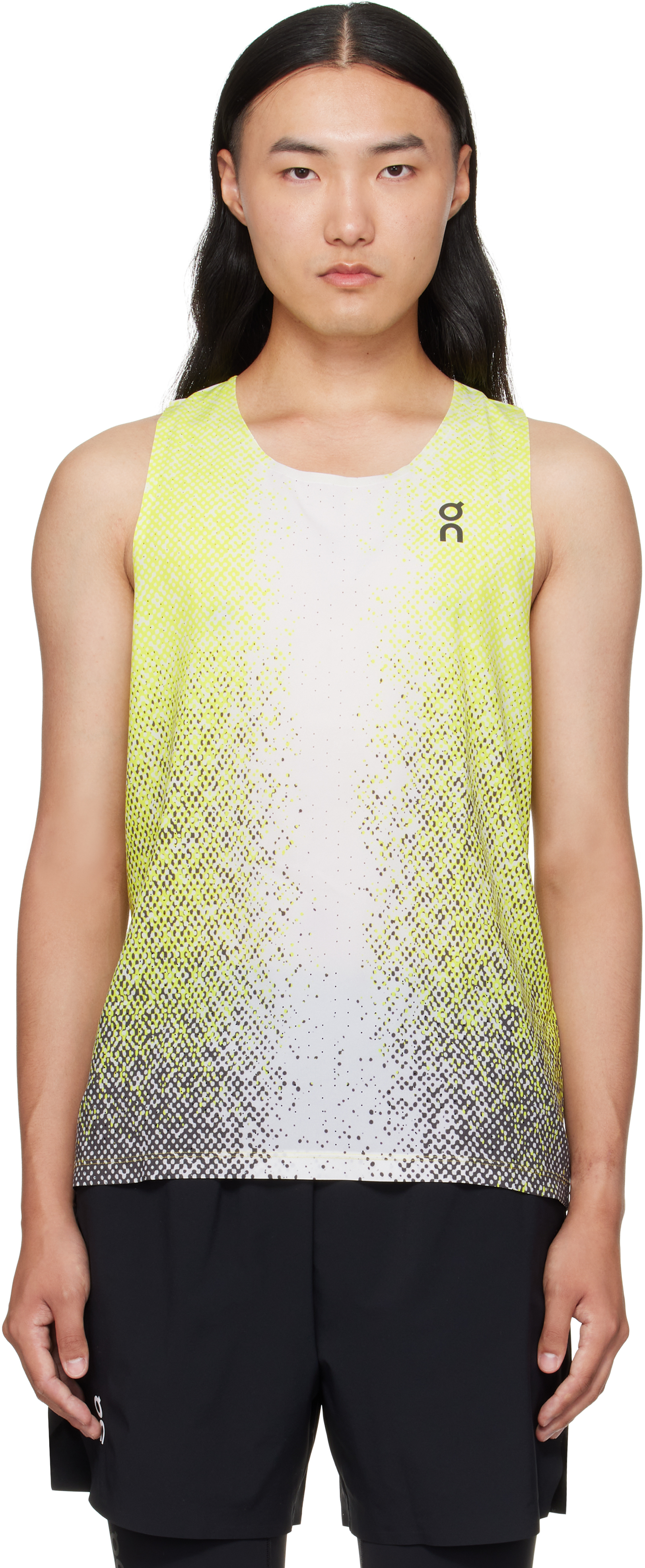 On Yellow Race Tank Top In Yellow