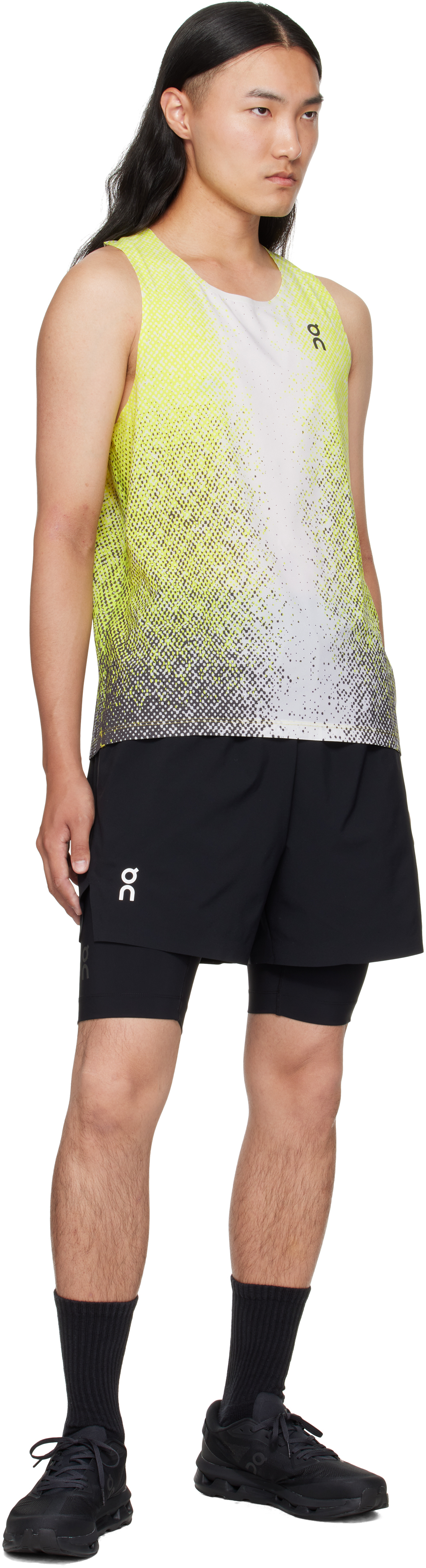On Yellow Race Tank Top In Yellow