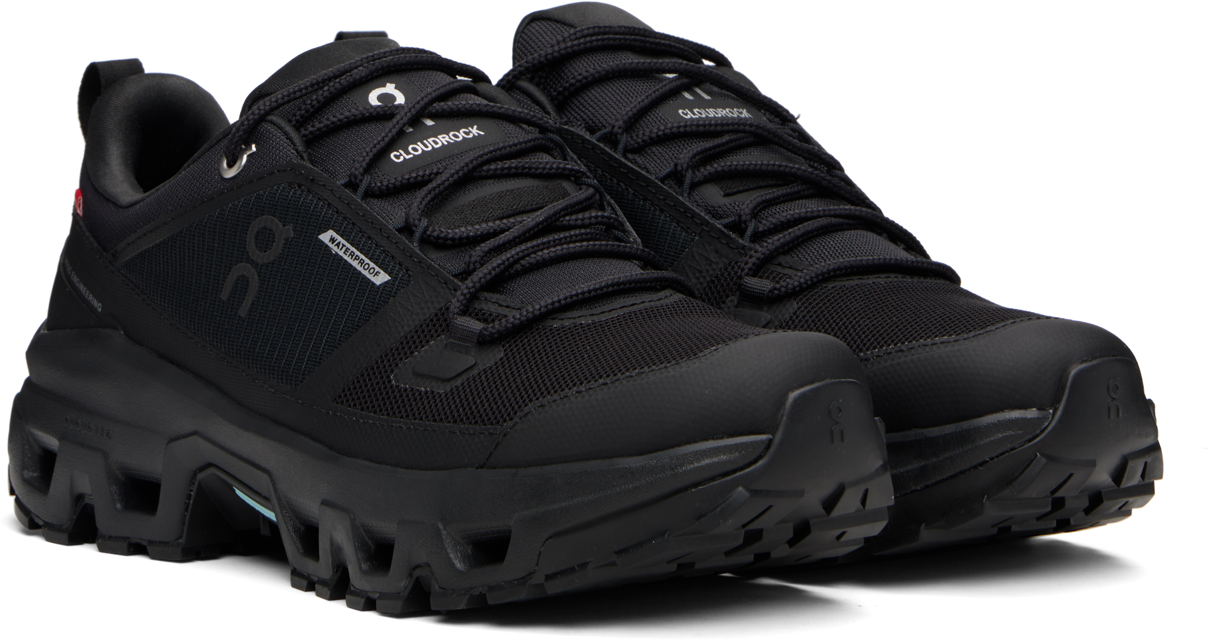 On Black Cloudrock Low Waterproof Sneakers