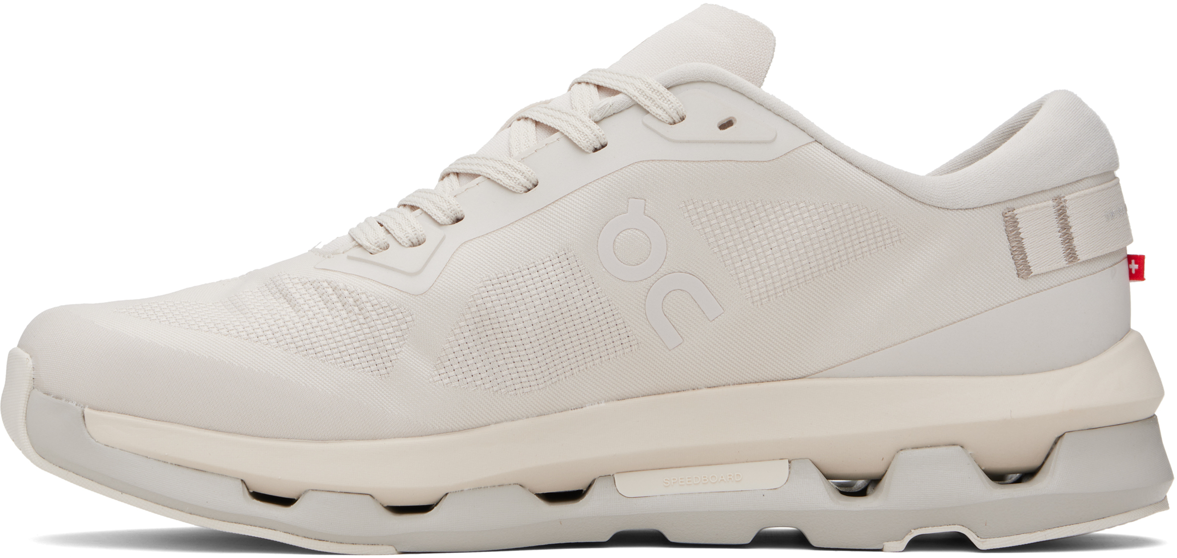 On Beige Cloudze Sneakers In White