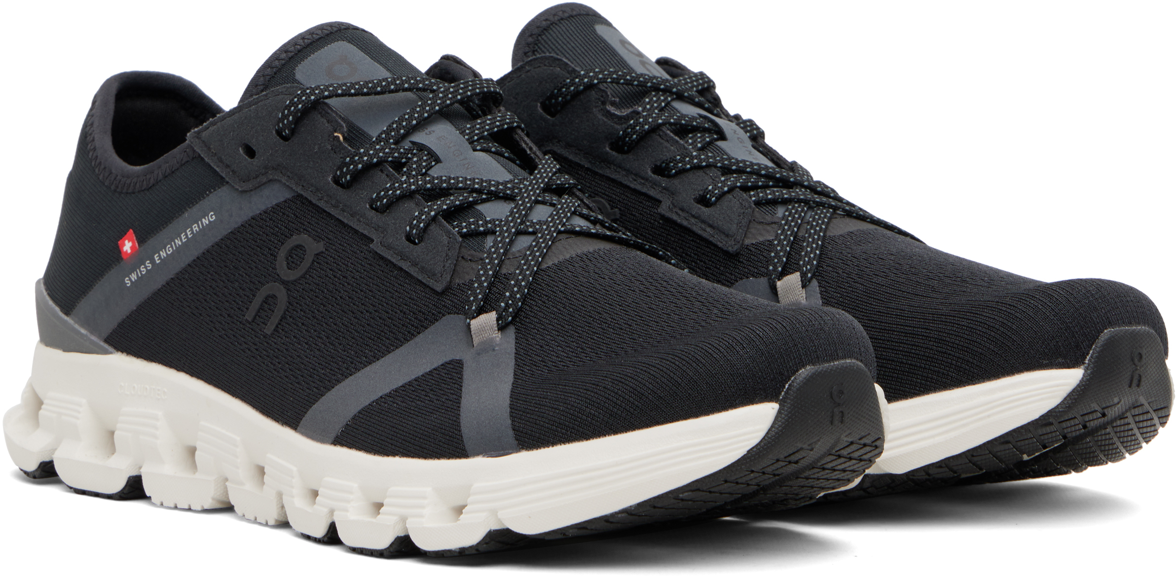 On Lightweight Breathable Low Top Sneakers In Black
