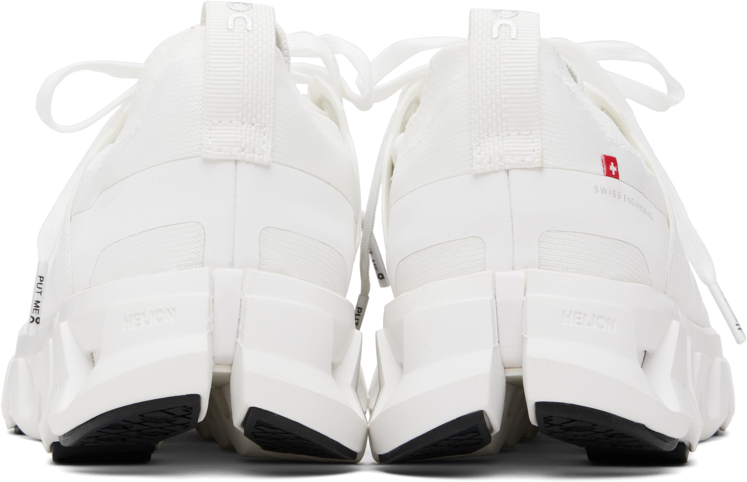 On Cloudswift 4 Rubber-trimmed Stretch-knit Running Sneakers In White