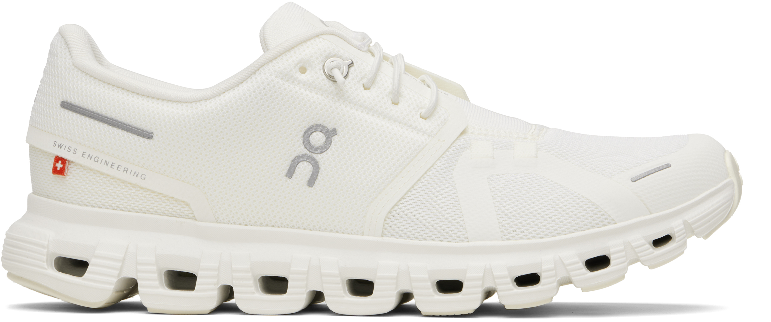 On: White Cloud 6 Sneakers | SSENSE