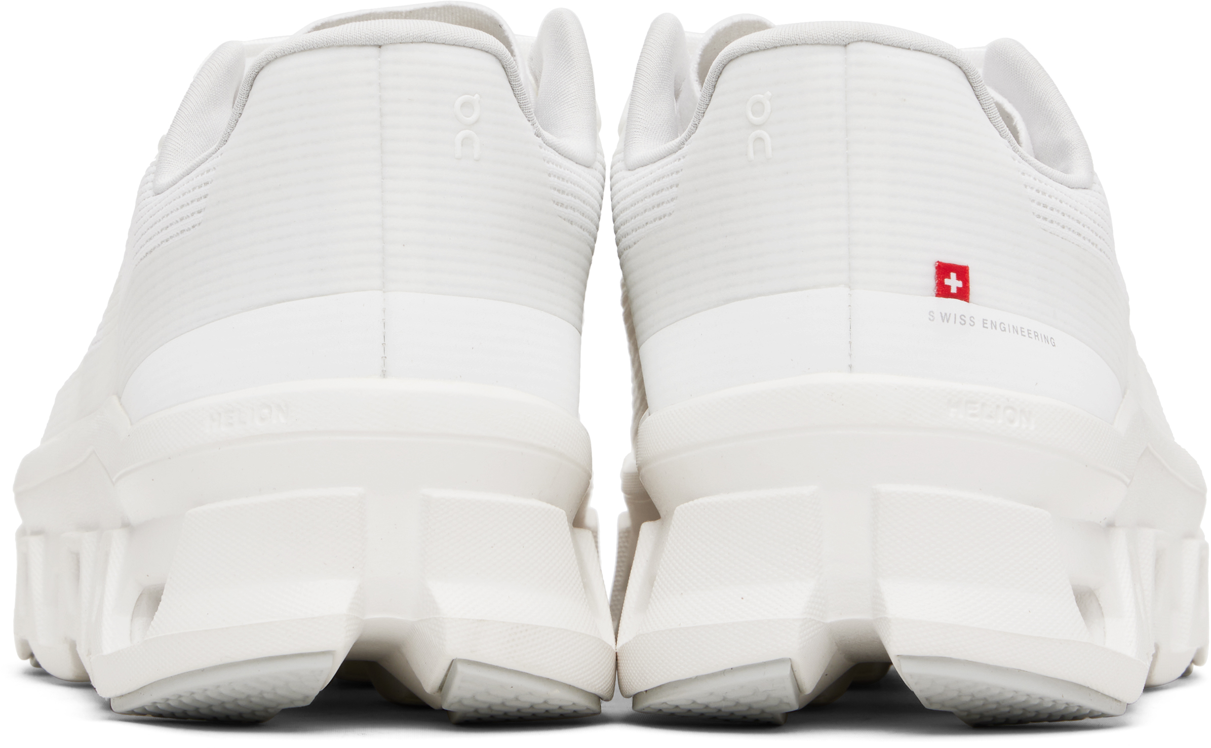 On White Cloudmster Void Sneakers In White