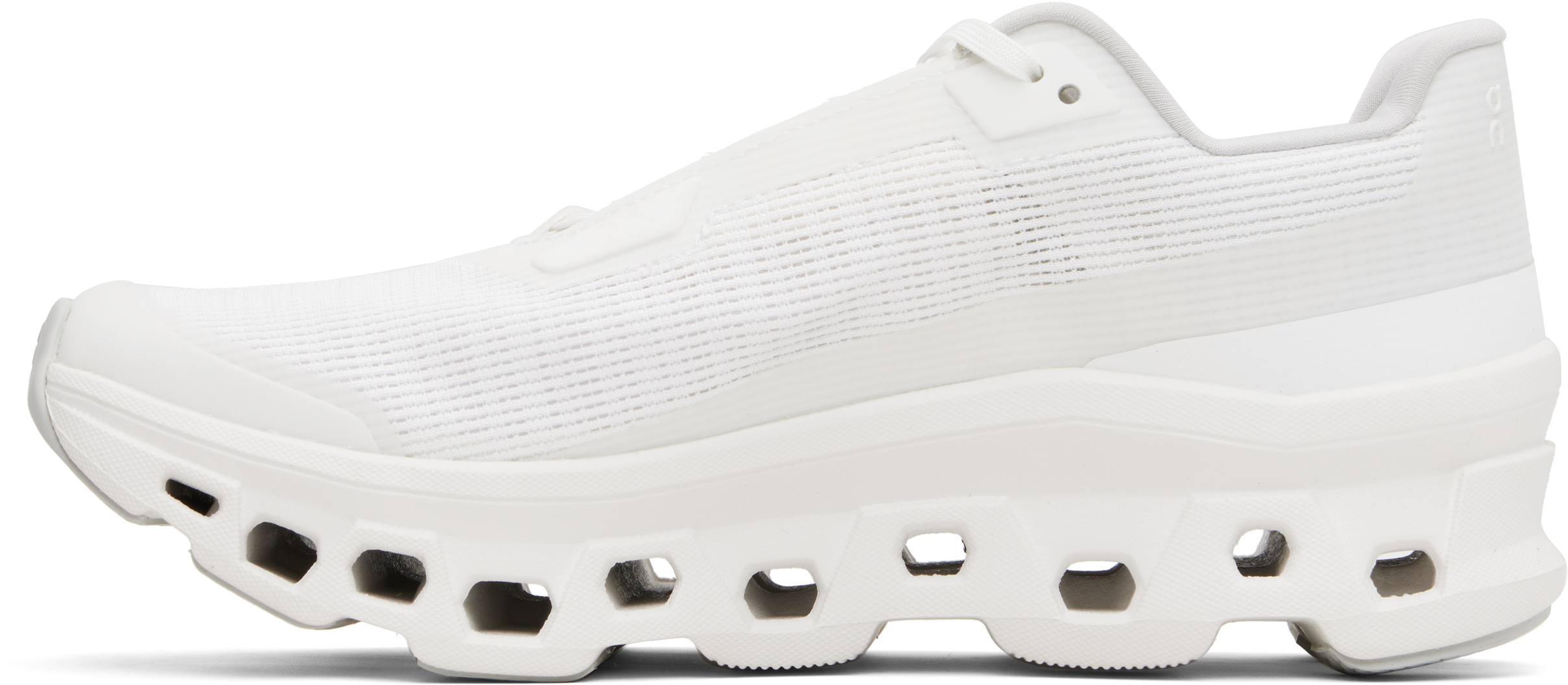 On White Cloudmster Void Sneakers In White