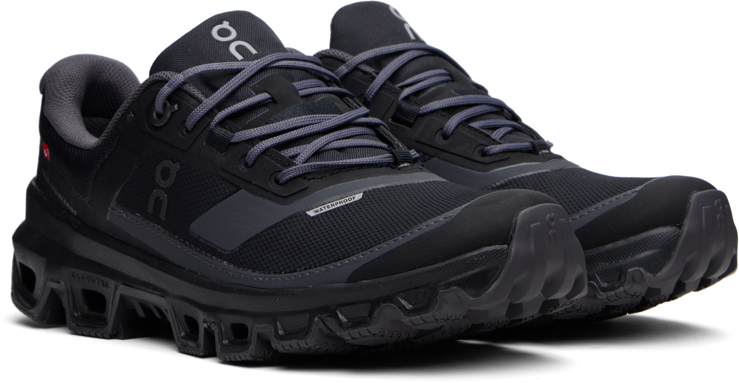 On Black Cloudventure Dna Wp Sneakers In Black | Eclipse