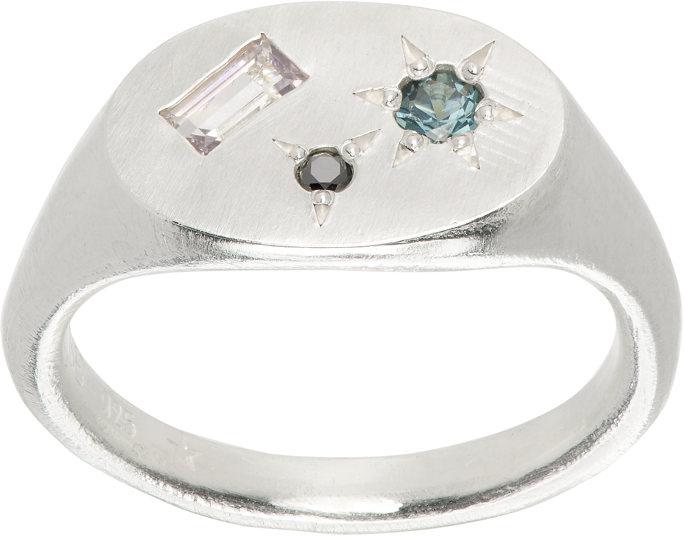 Seb Brown: Oval Neapolitan Ring | SSENSE