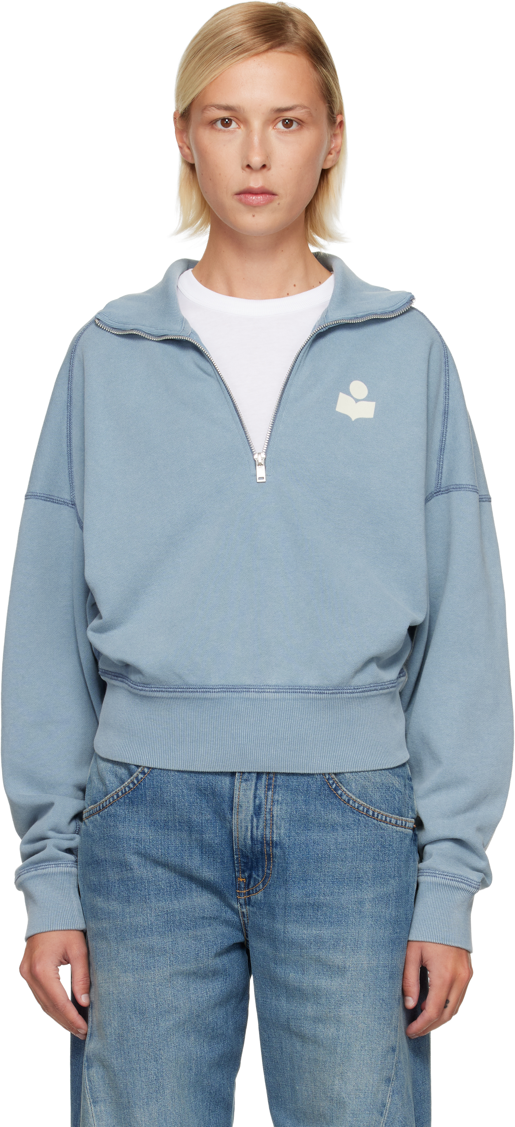 Isabel Marant Étoile Blue Ross Sweatshirt In Multi