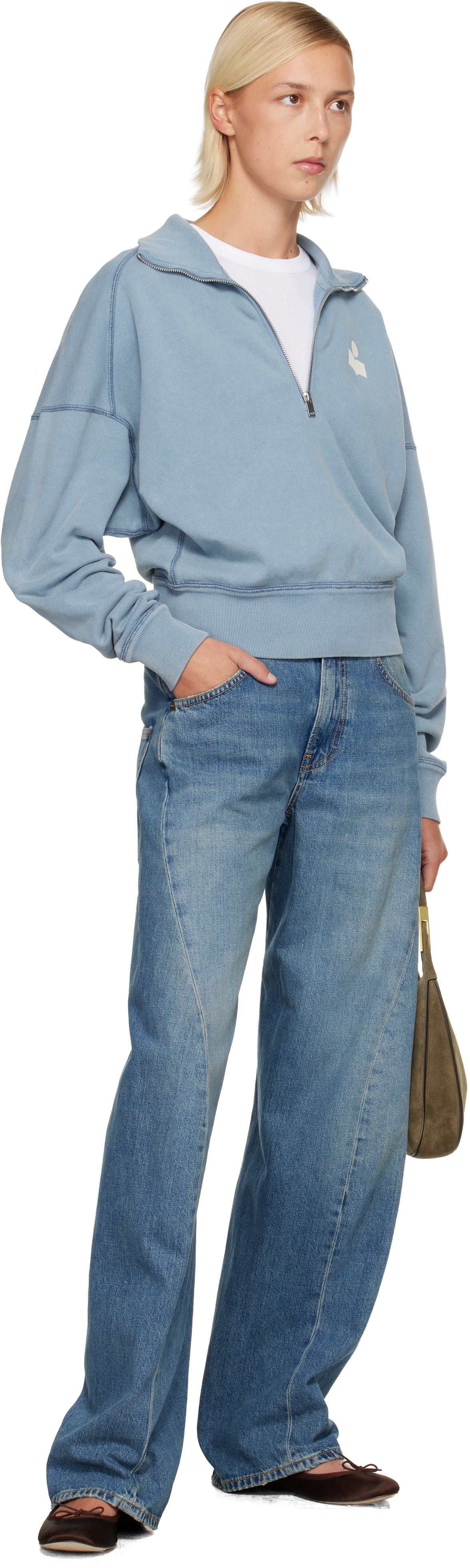 Isabel Marant Étoile Blue Ross Sweatshirt In Multi