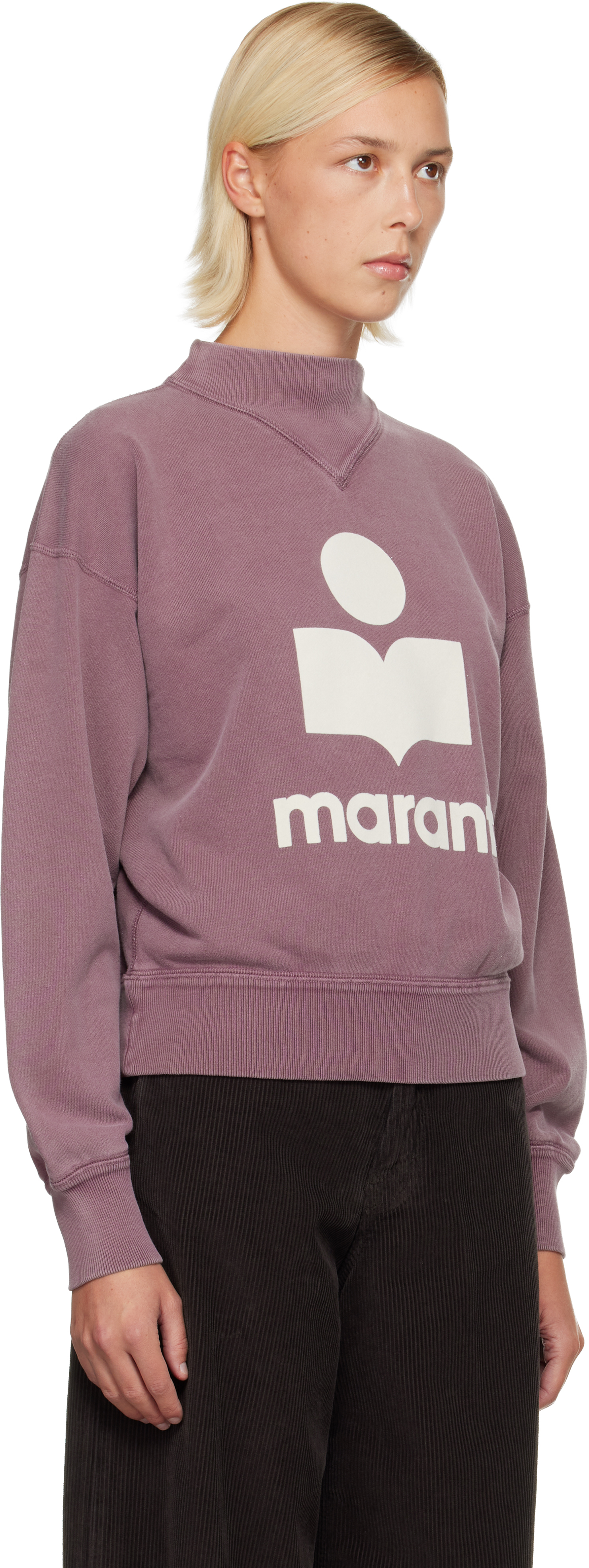 Isabel Marant Étoile Pink Moby Sweatshirt In Multi