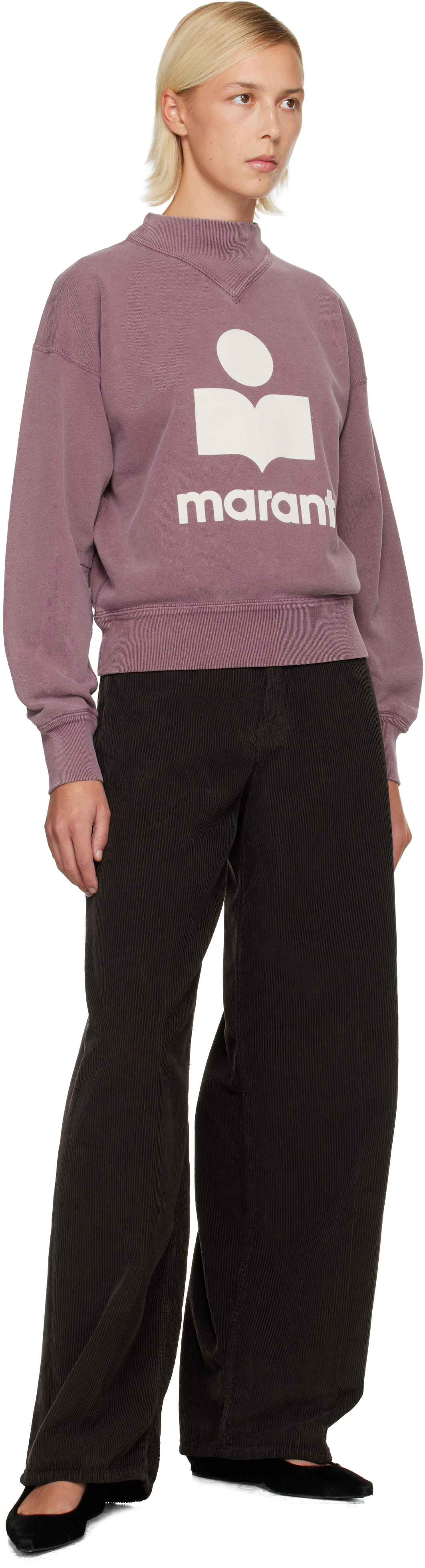 Isabel Marant Étoile Pink Moby Sweatshirt In Multi