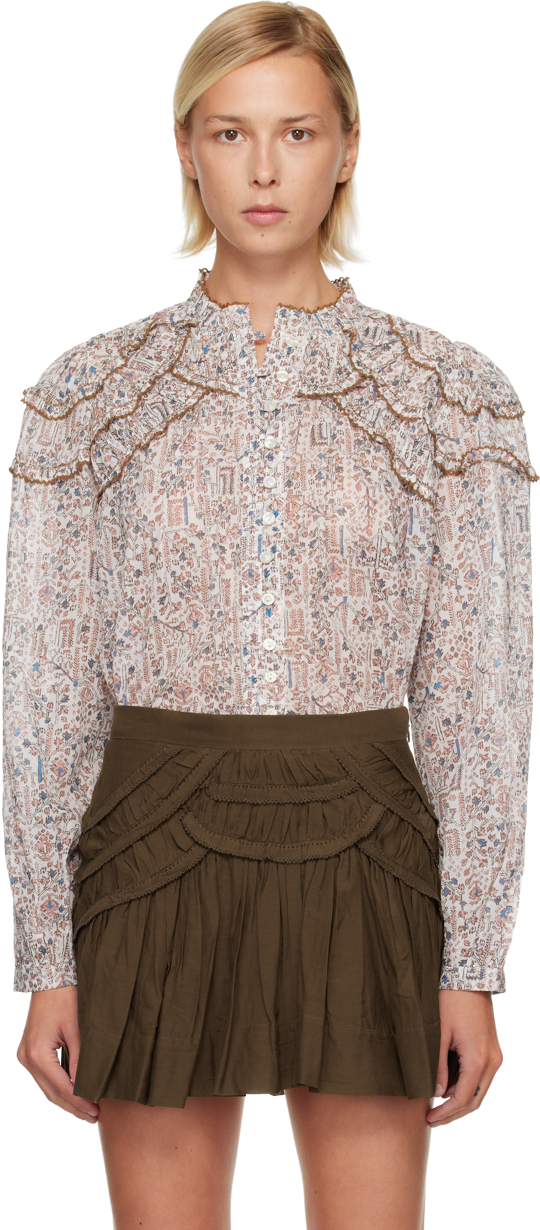 Isabel Marant Étoile Multicolor Christa Blouse In Multi
