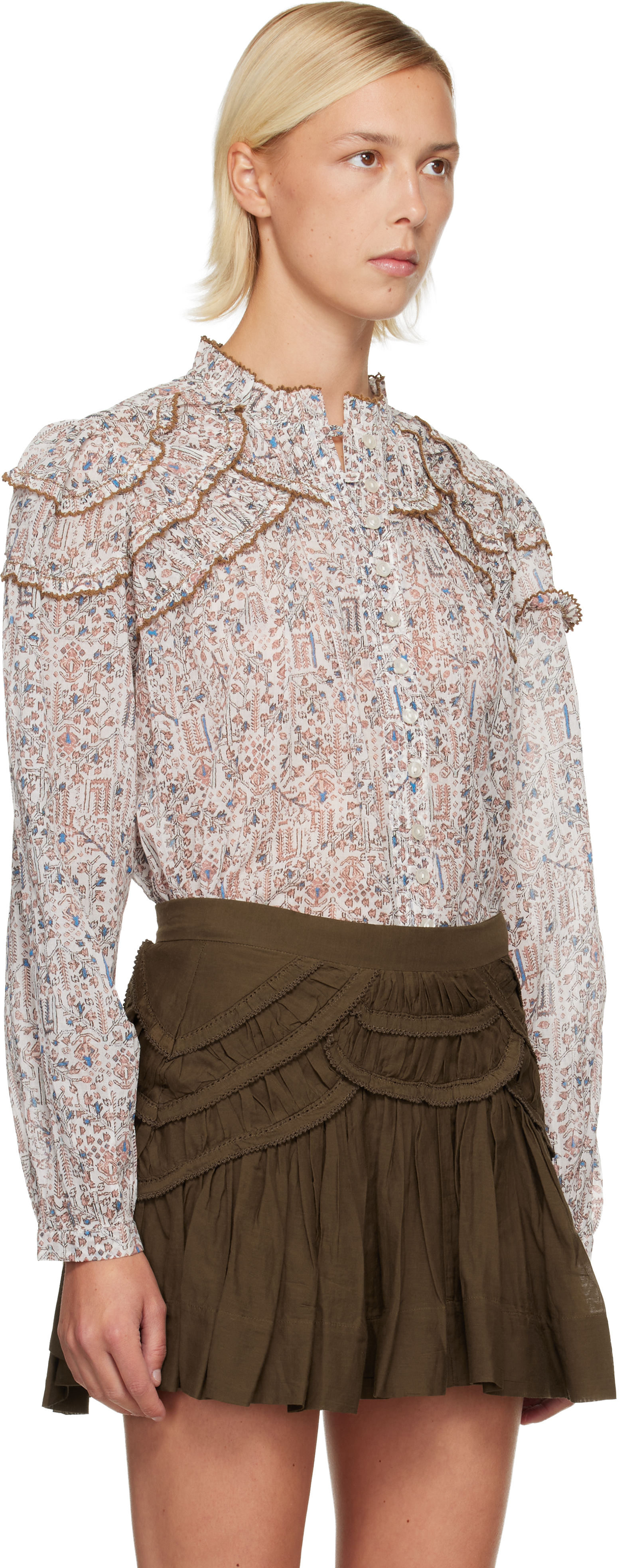 Isabel Marant Étoile Multicolor Christa Blouse In Multi