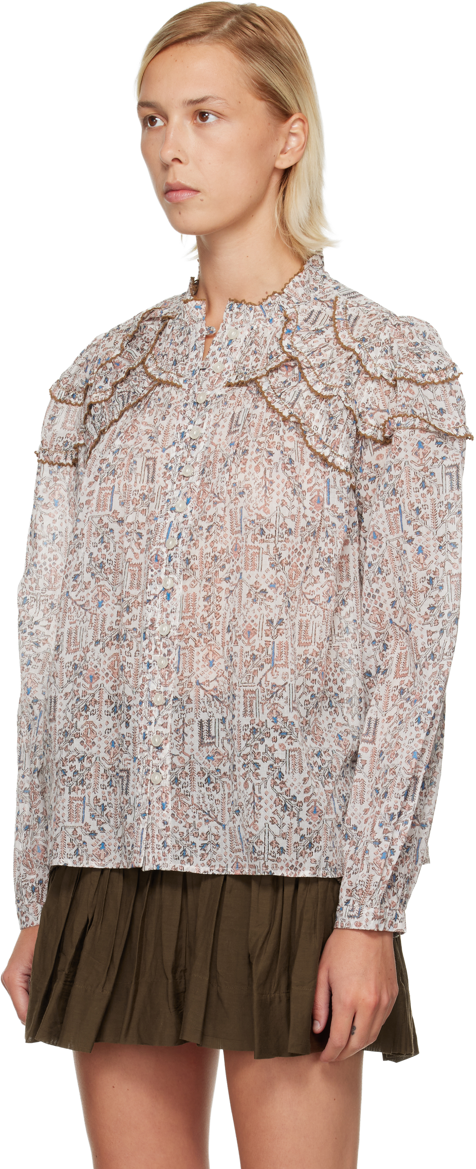 Isabel Marant Étoile Multicolor Christa Blouse In Multi