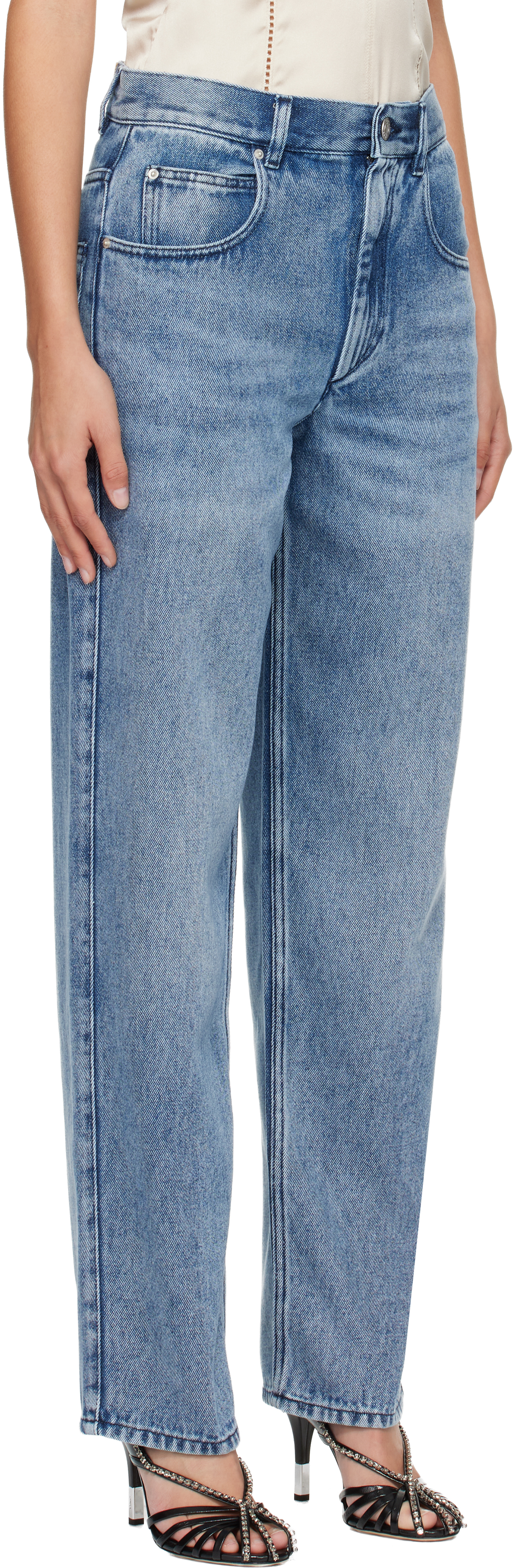 Isabel Marant Blue Jenny Jeans In Blue