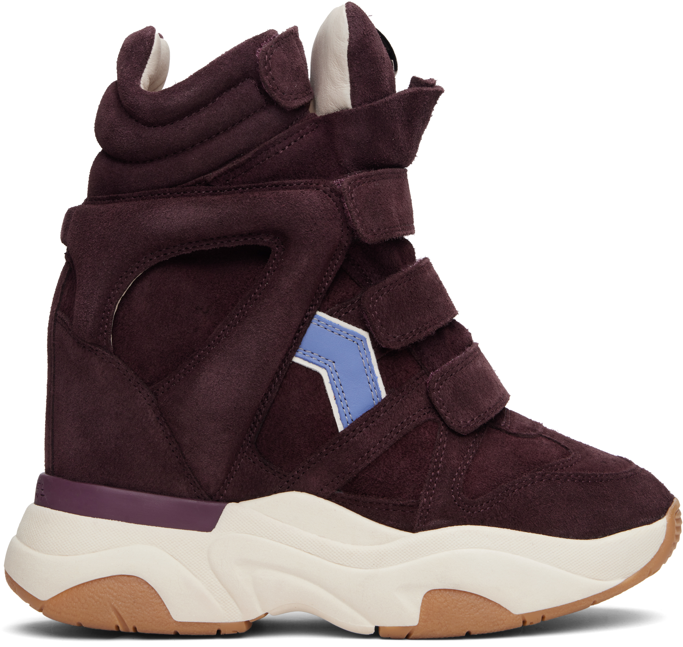 Isabel Marant Burgundy Balskee Sneakers In Burgundy