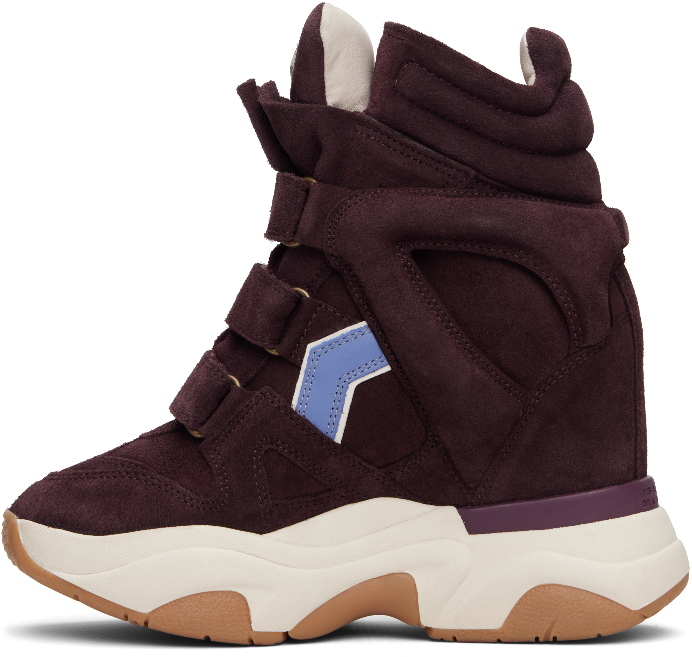 Isabel Marant Burgundy Balskee Sneakers In Burgundy