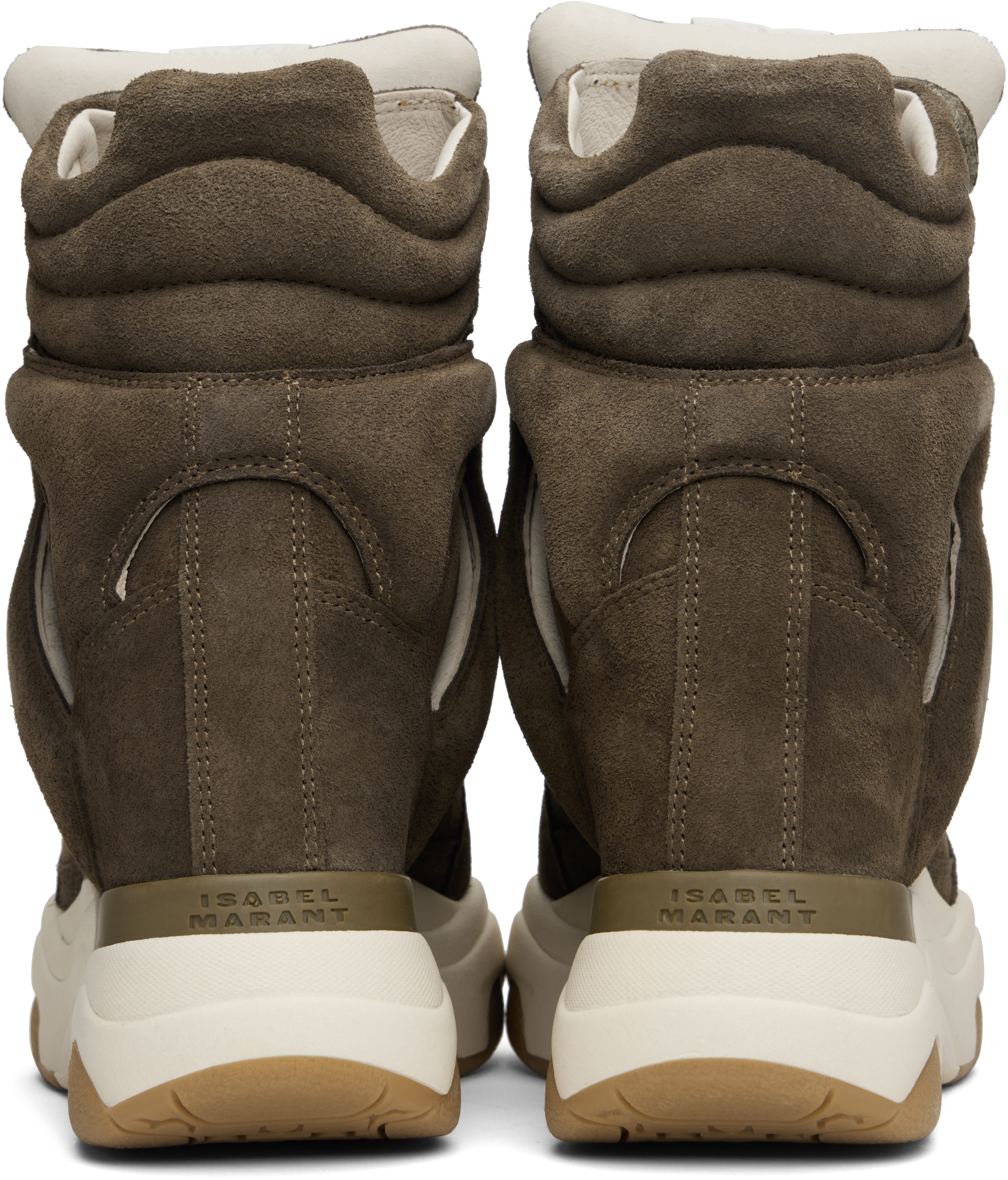 Isabel Marant Balskee High-top Sneakers In Green